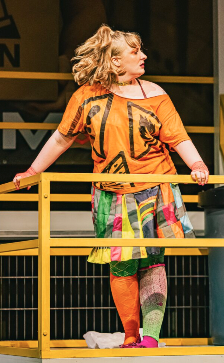 Sweeney Todd 2025: Mrs. Lovett. Playwright - Stephen Sondheim
Director: Josh Seymour
Musical director: David Laugharne
Set designer: Alona Belkin
Costume designer: Dotty Squibb
Costume Assistants: Heather Shaw, Connor Glennie, Haf Rogers, Euan McEvoy