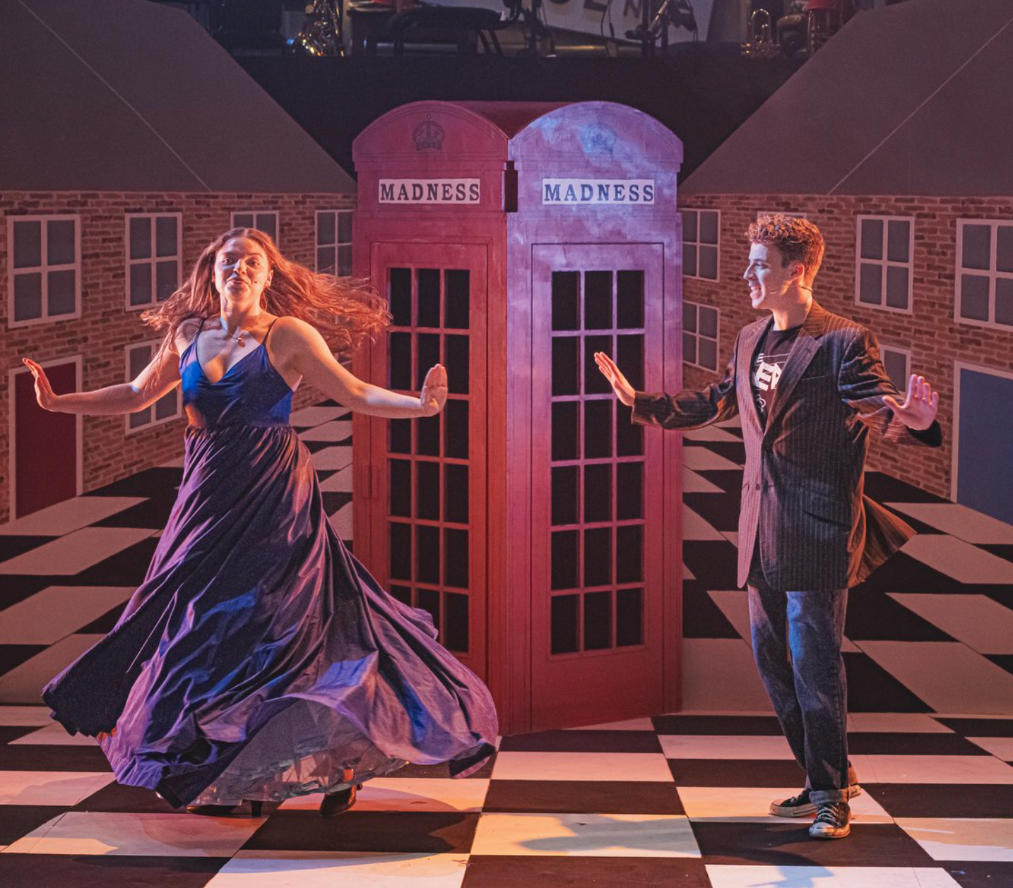 Our House the Musical Set, 2025. Our House the Musical Set, 2025. 
Playwright - Tim Firth
Director and Choreographer: Mark Smith
Set designer: Reuben Dutch
Costume designers: Evan Stead & Olivia Lewis
Lighting designer: Charlie Moore
Photographer: Ki