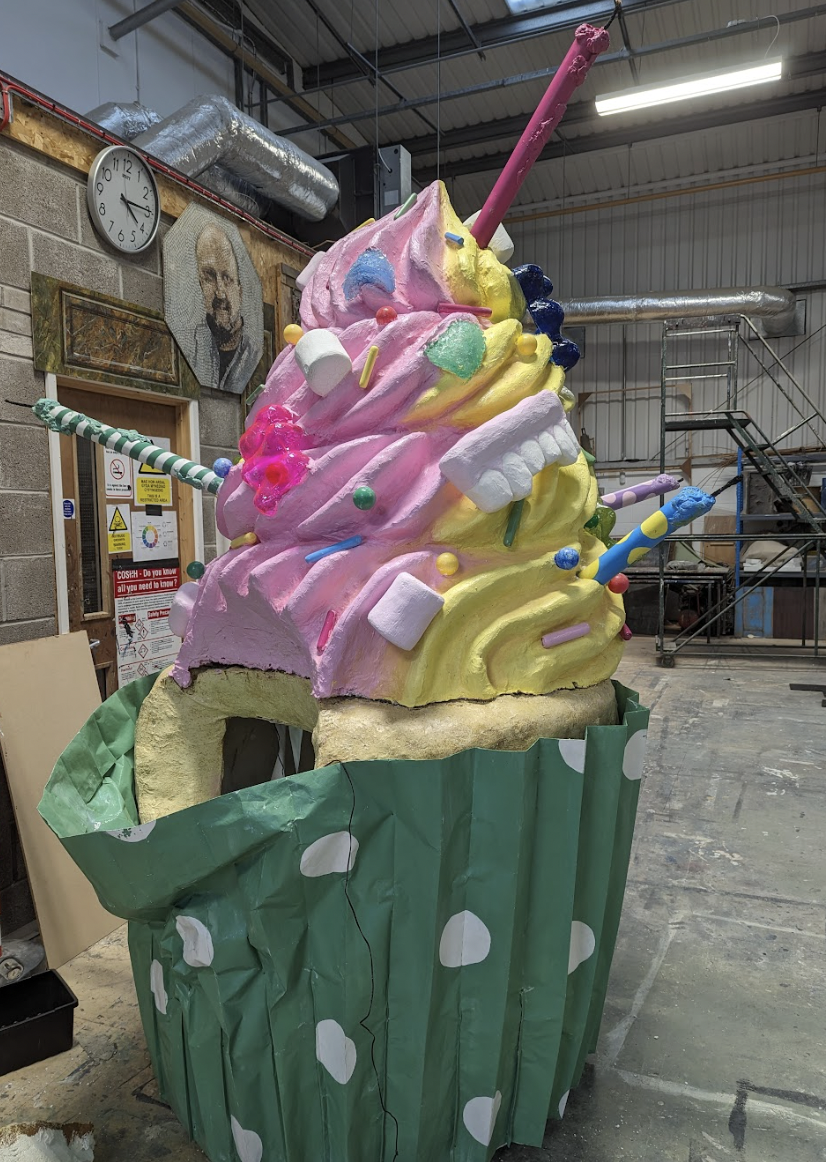 Carving a Giant Cake