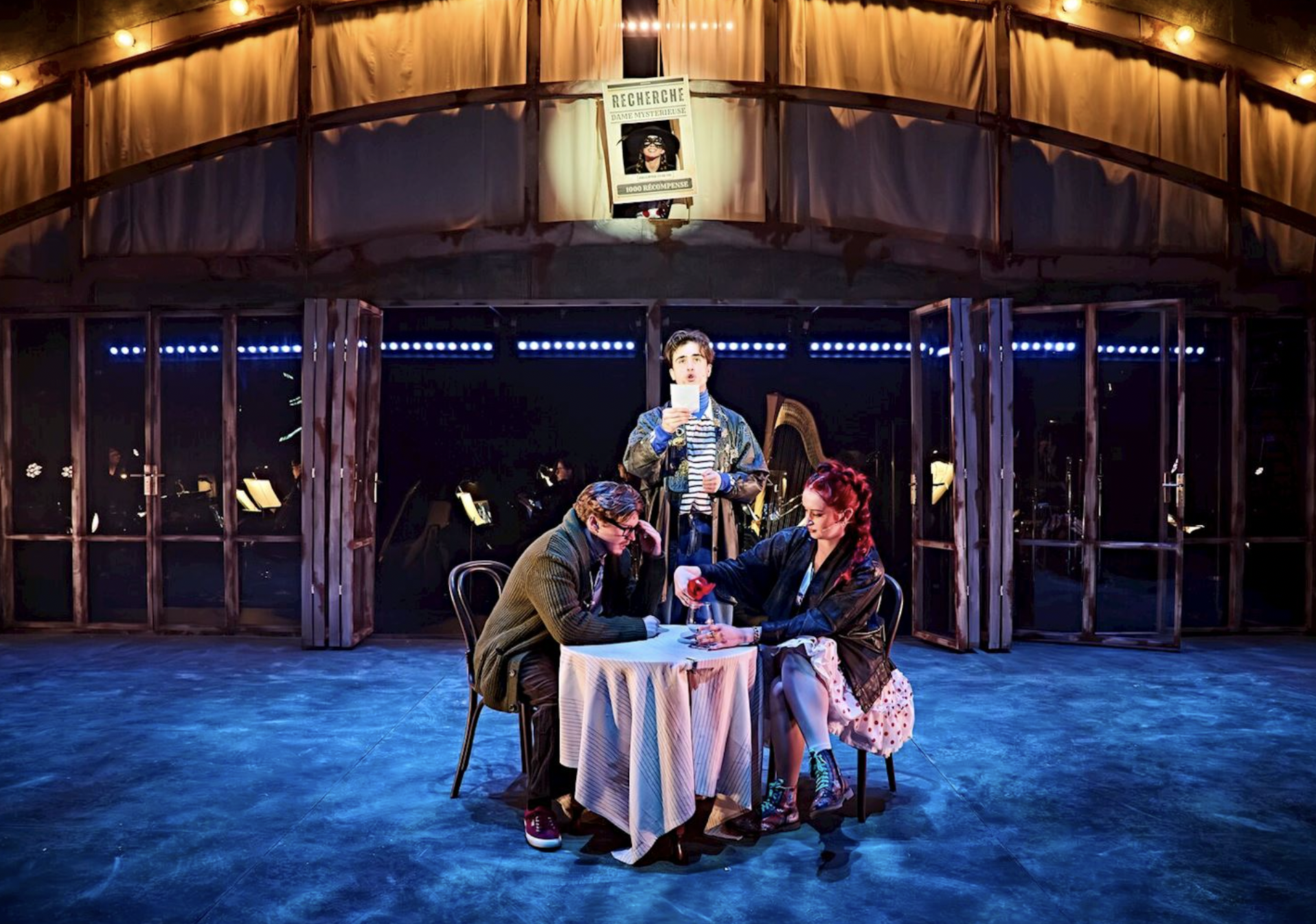 Amelie the Musical Set, 2025. Playwright - Craig Lucas
Director: Anthony Lau
Set designer: Cerys Arrowsmith
Design assistant - Heather Shaw
Costume designer: Beini Li
Lighting designer: Cadi Davage
Construction manager: Bea Massey
Photographer: Jorge