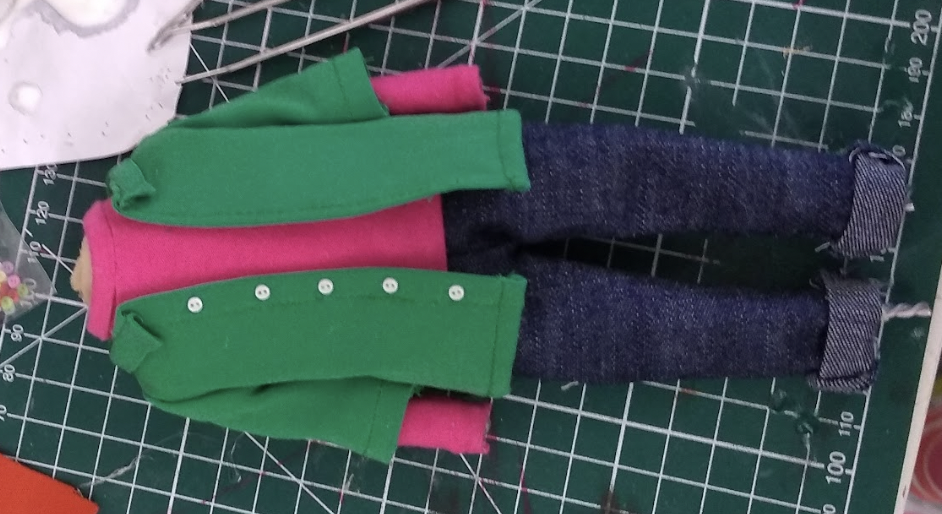 Costumes for Stop-Motion Puppets. Hot Chip 'Eleanor' Music Video. Designed: Jennifer Kidd