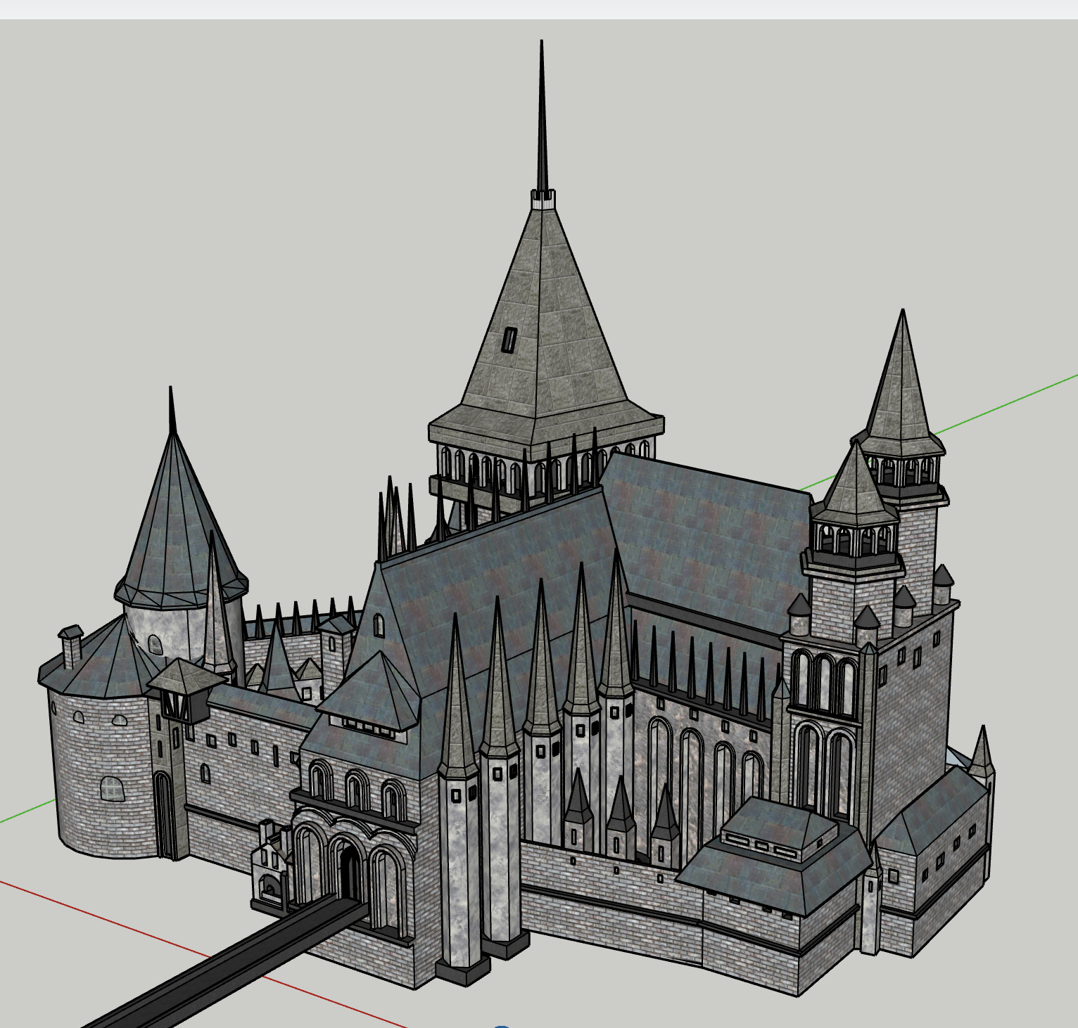Dracula's Castle Model