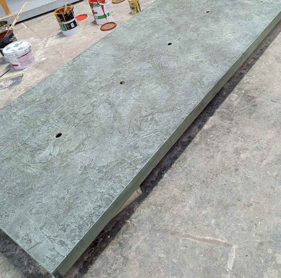 Plaster Texture for Amelie the Musical. Set Design Cerys Arrowsmith.