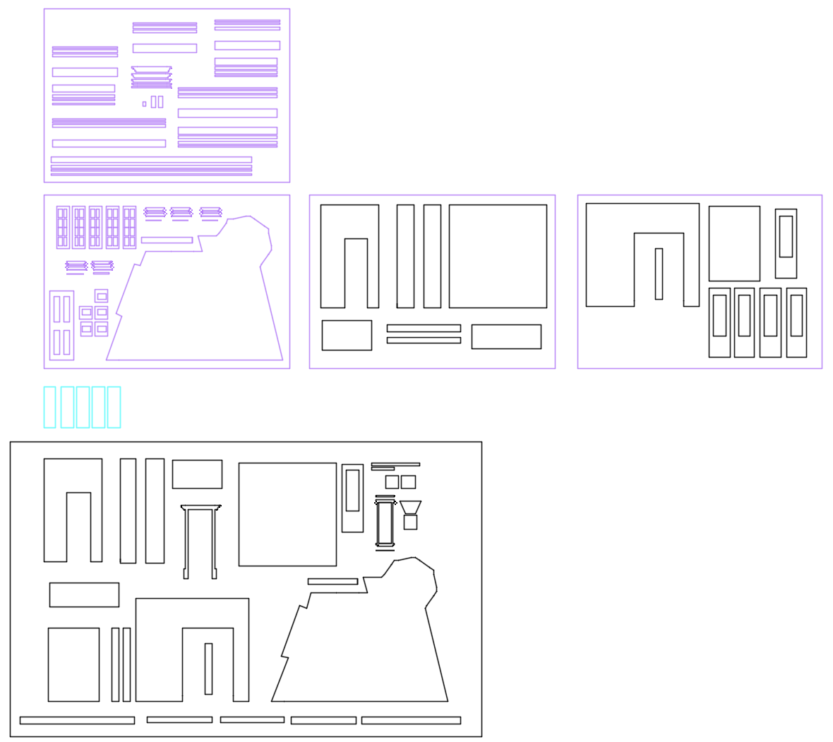 CAD for Laser Cutting Coraline Model