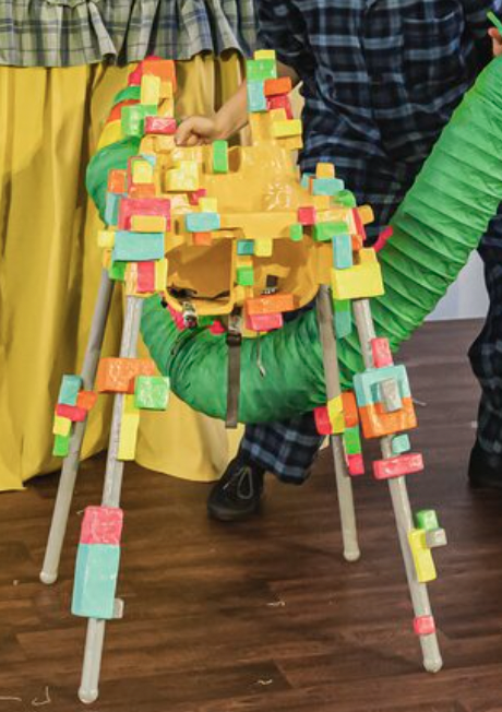 Glitch Chair for SPAWN! 2024. Prop design and make - Heather Shaw.  Dir. Lucy Hall. Photos. Kirsten McTernan.
