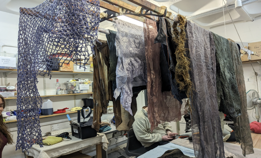Dying Process for Wearable Art 2024.