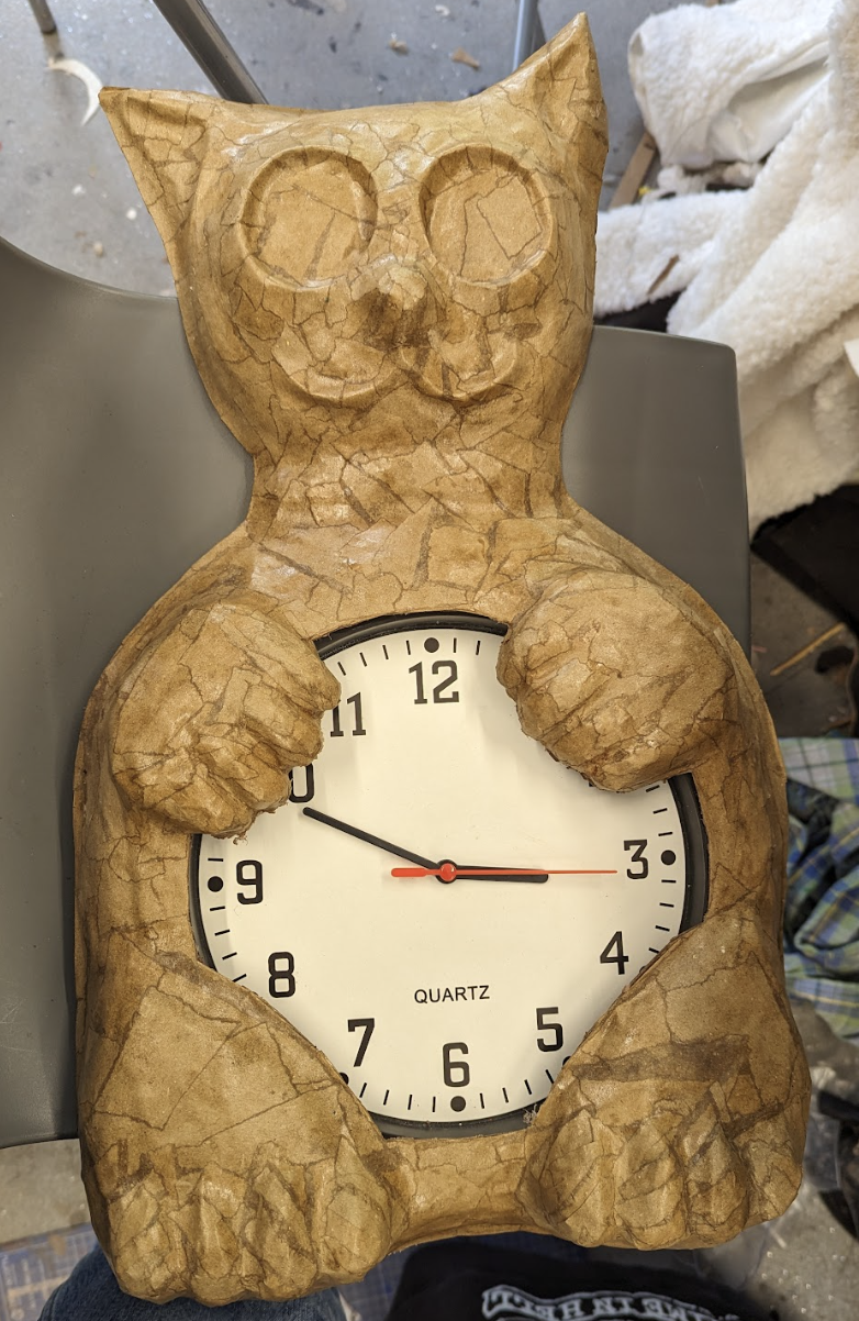 Cat Clock Hat Process