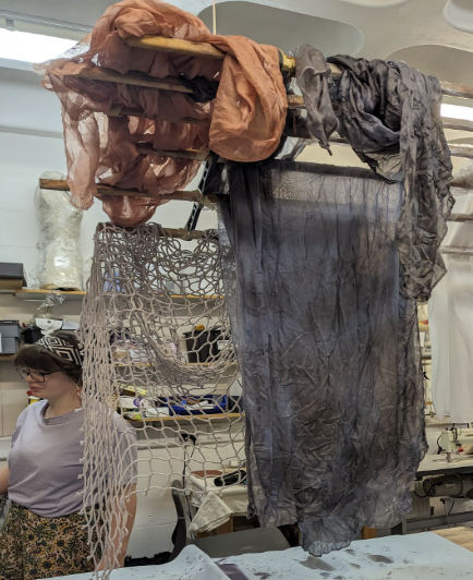 Dying Process for Wearable Art 2024.