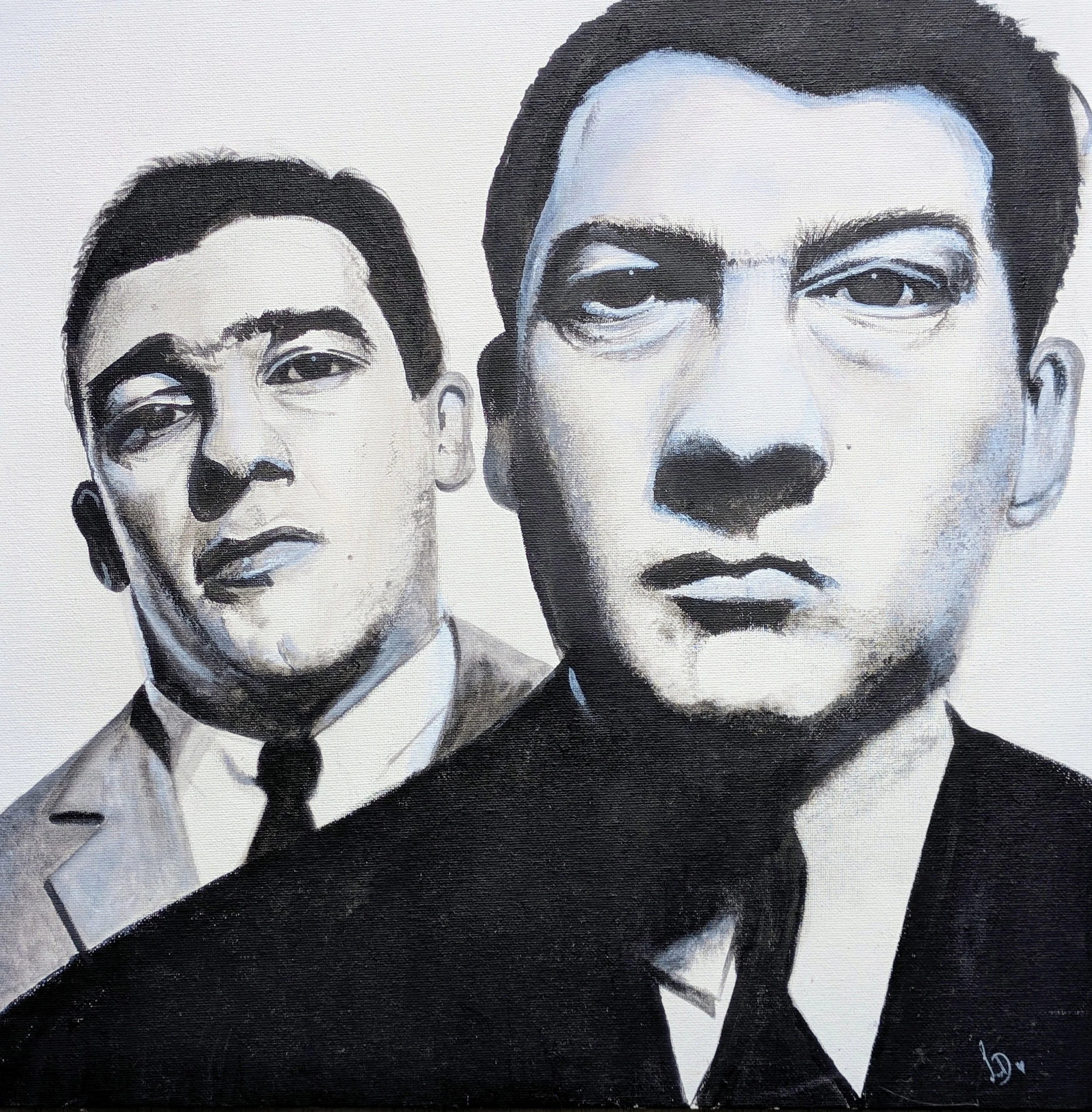 "THE KRAYS" - SOLD - ACRYLIC