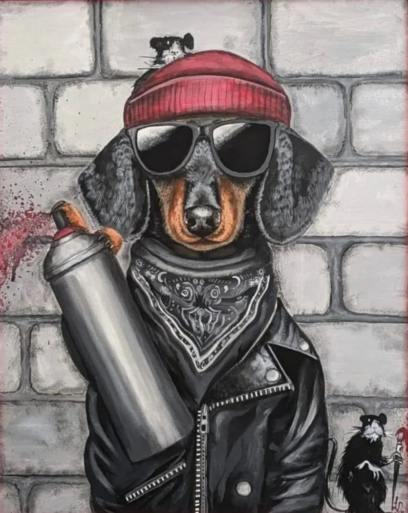 SOLD - "Dansky" 2025.  Acrylic