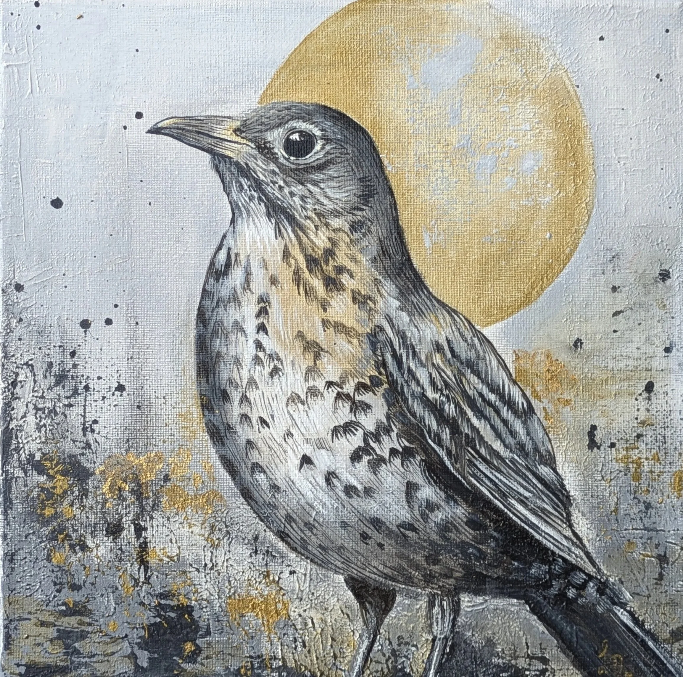 AVAILABLE - "SONGBIRD" MIXED MEDIA 2026