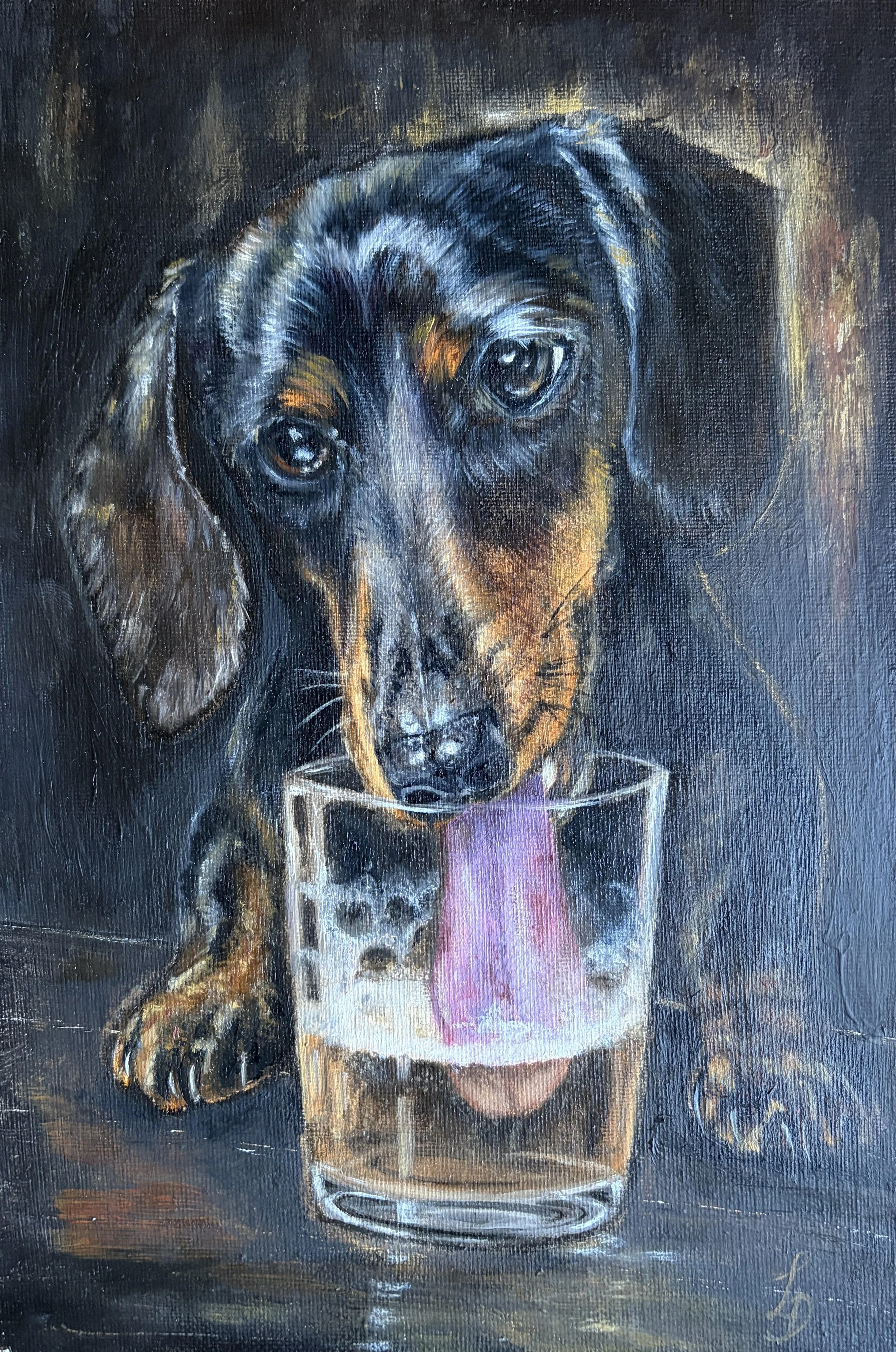 AVAILABLE - "WHILE YOU WEREN'T LOOKING" ACRYLIC & OIL 2026