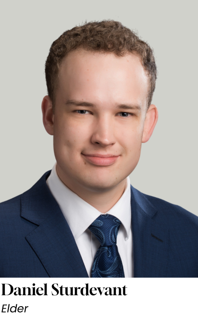 Daniel Sturdevant - Elder