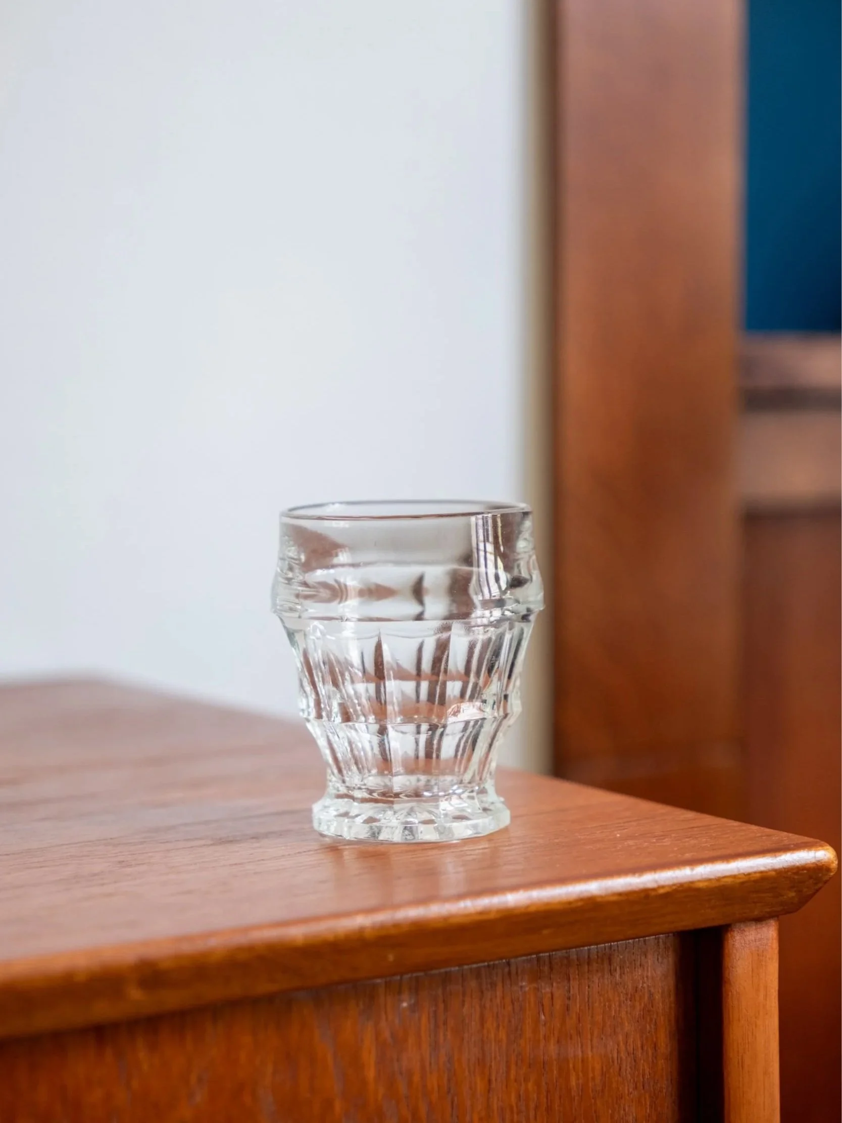 zoom sur un des verres pour montrer son parfait état