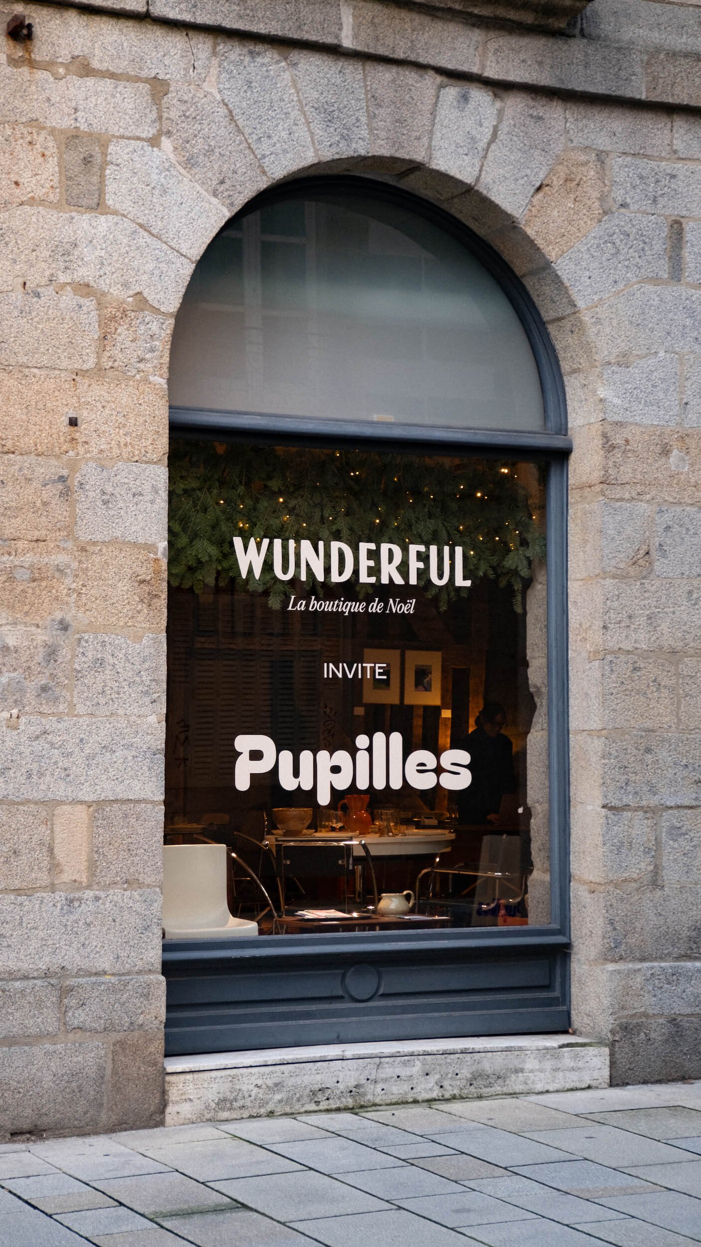 La boutique de Noël Pupilles X Wunderful