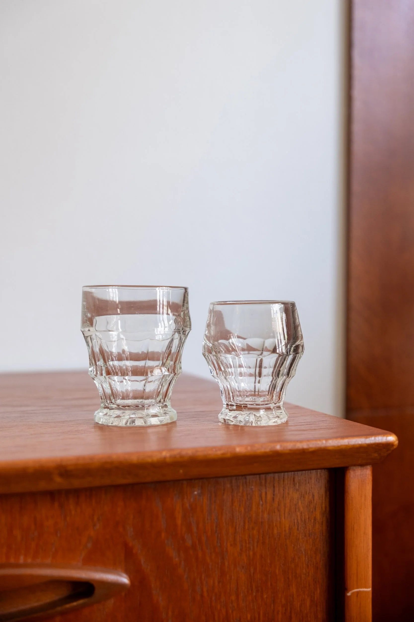 Ensemble de 6 verres à digestif en verre
