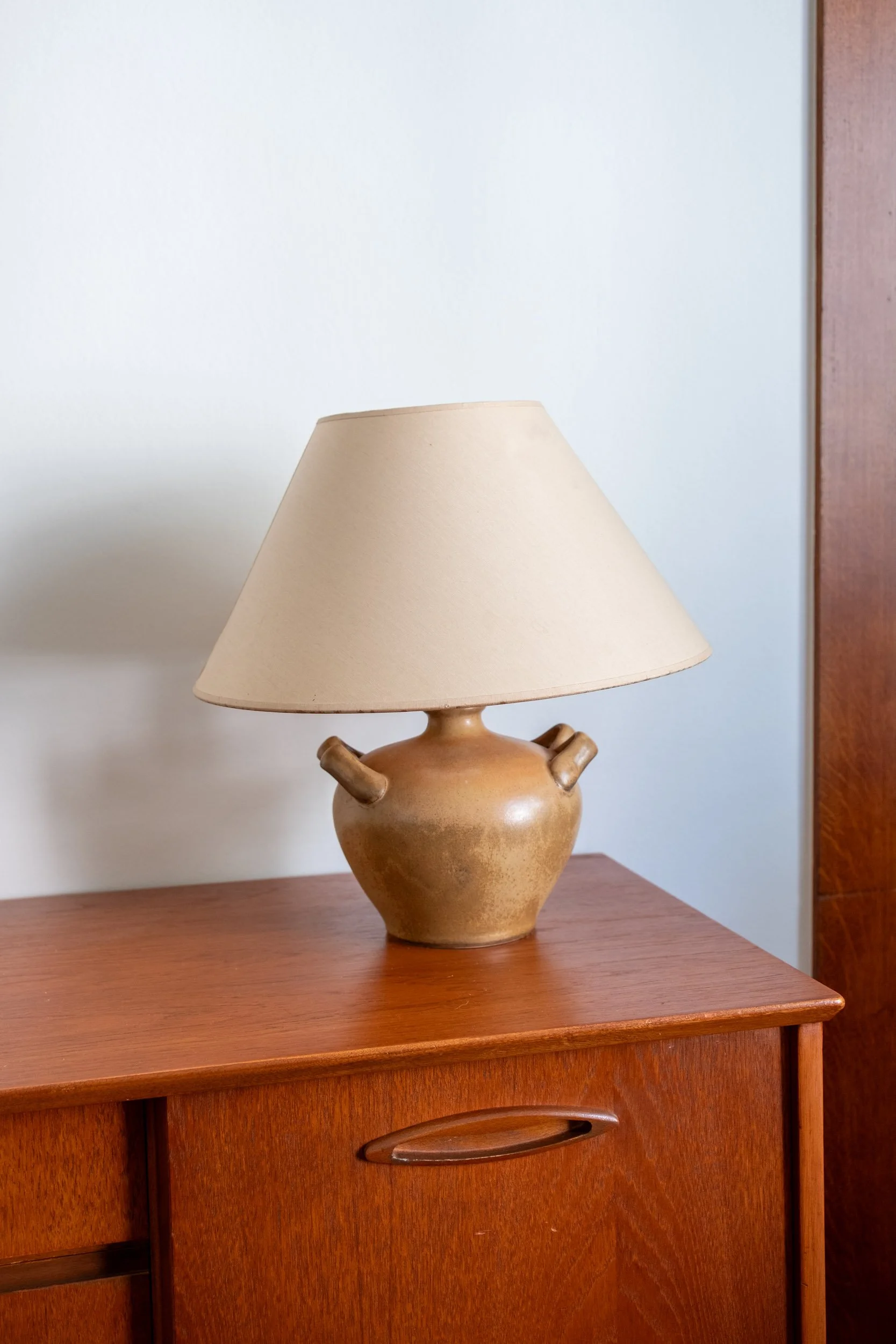 Lampe à poser pied en grès