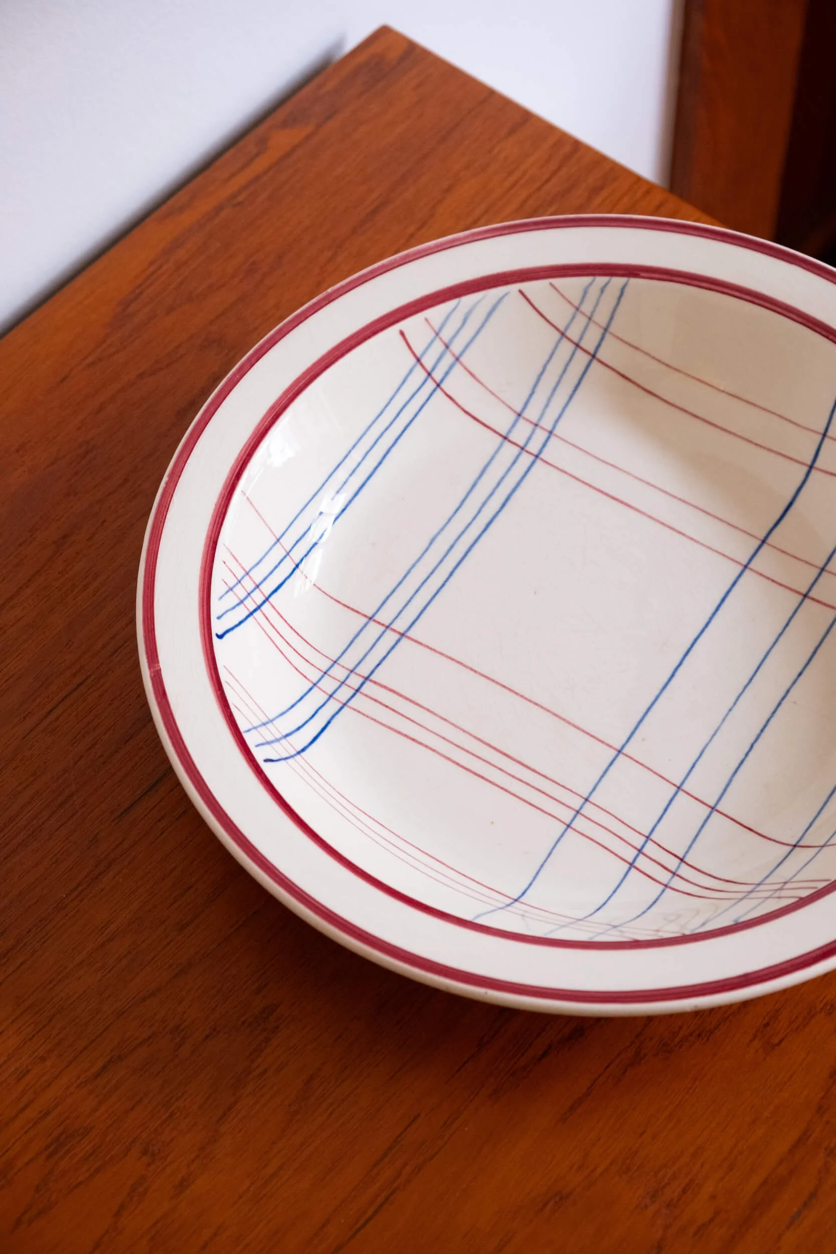Plat creux de service - Gien, Made in France