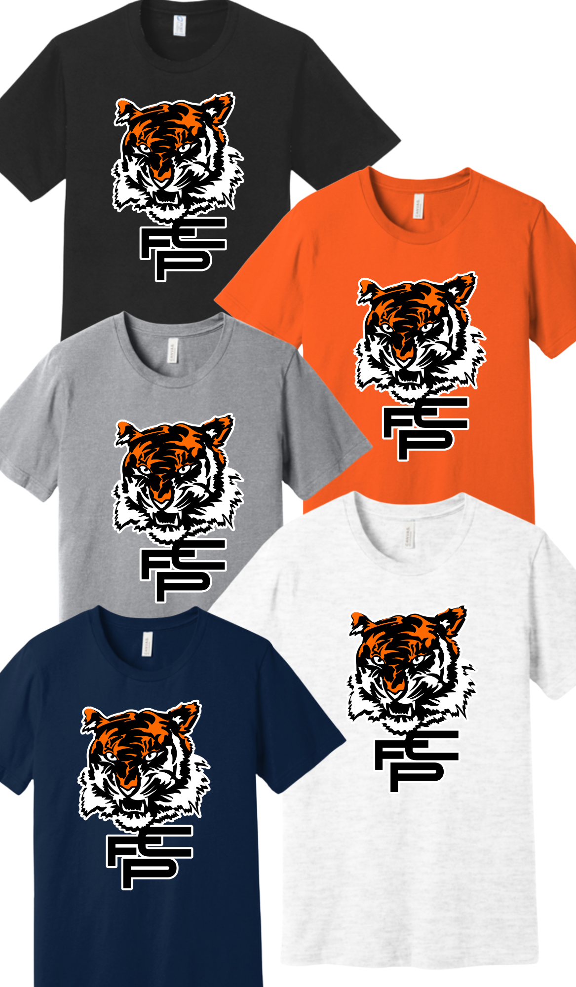 FCP Tiger Logo Bella Canvas T-Shirt