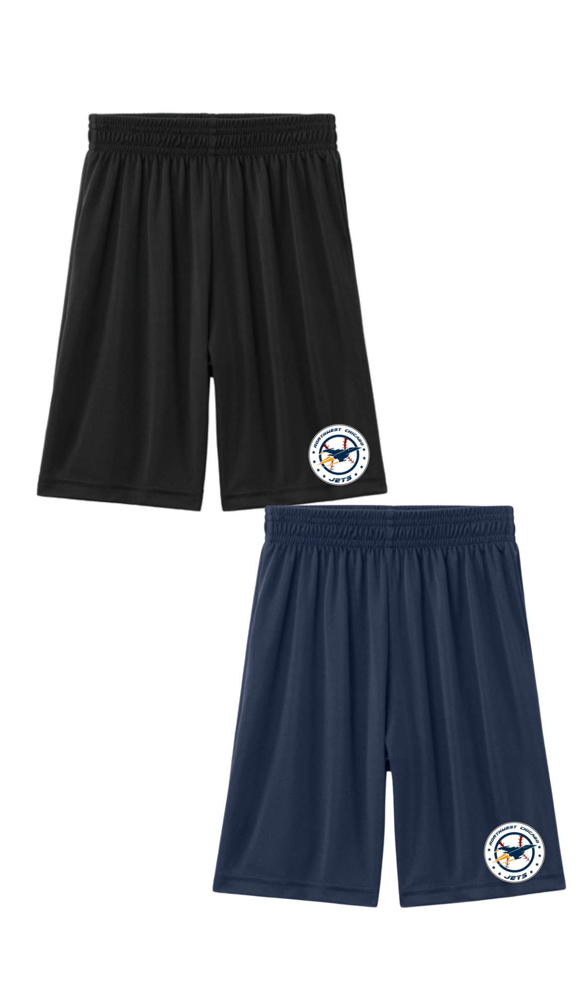 NWC Jets 7" OR 9" SHORT ADULT COOLING PERFORMANCE SHORTS