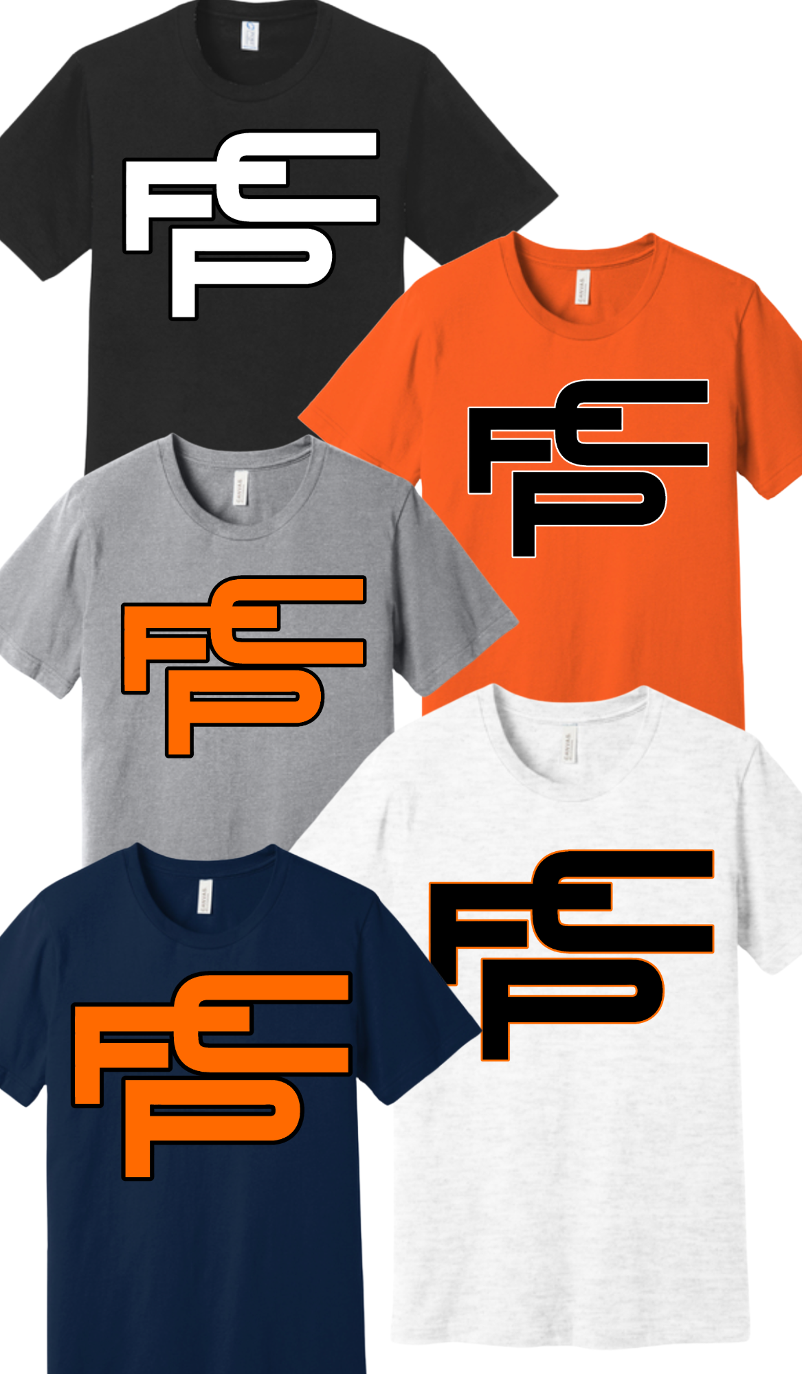 FCP Letter Logo Youth Bella Canvas T-Shirt