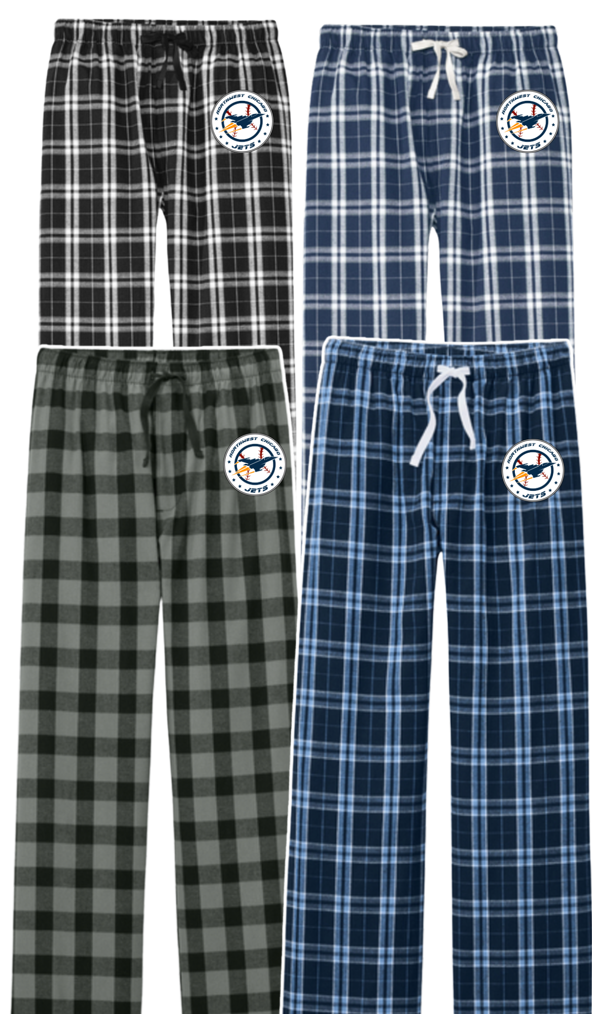 NWC Jets FLANNEL PAJAMA PANTS
