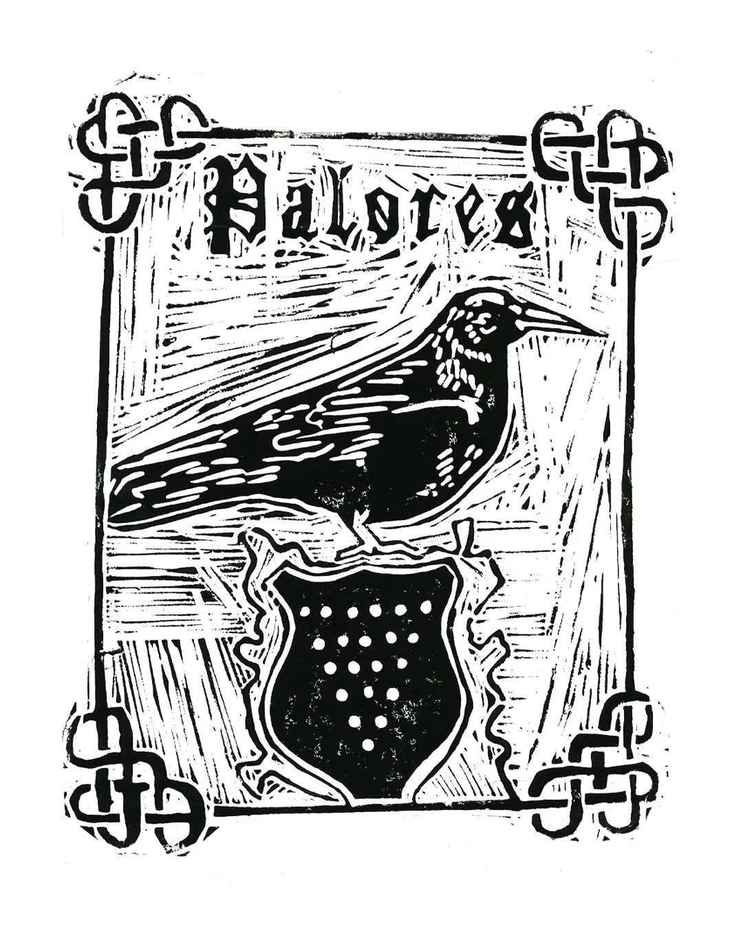 Palores, 2024, lino print on paper, A3.