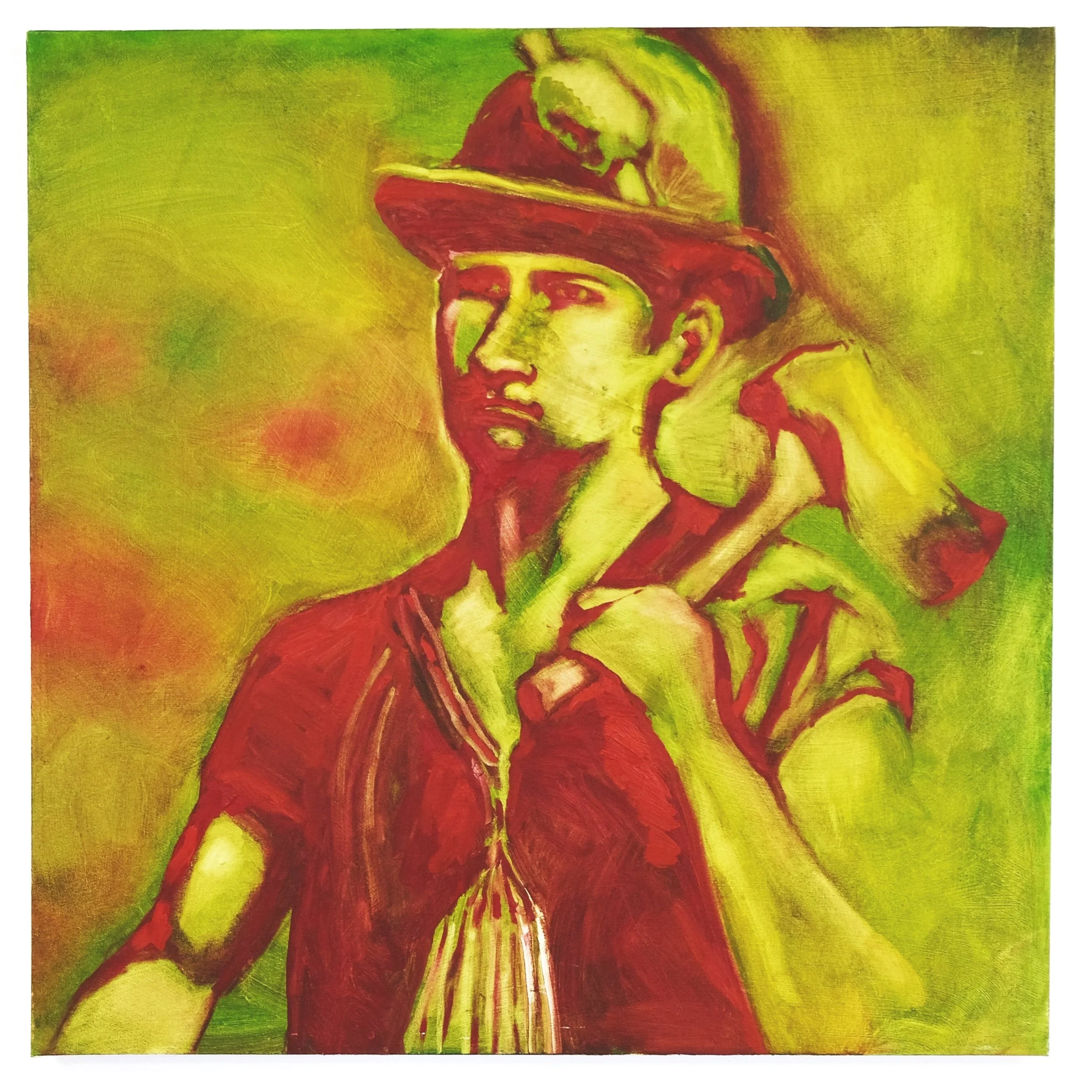 Cousin Jack, 2026. 40"x40", oil on canvas.