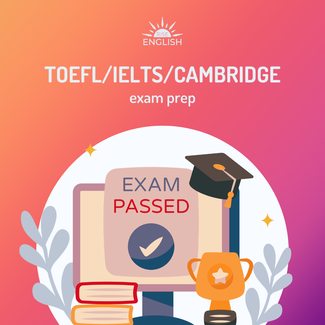 Prepare for TOEFL, IELTS, or Cambridge exams with focused guidance and proven strategies for success.