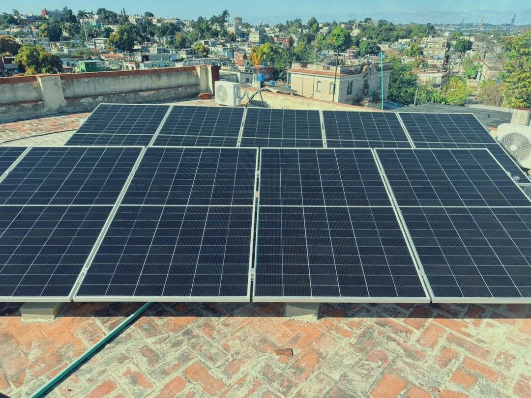 With Cuba's power grid on the verge of collapse, our school's solar panels (provided by a generous donor) help keep the entire facility functioning even when the lights go out!
