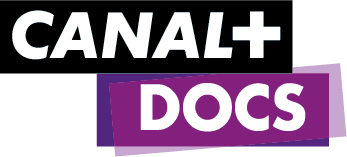 CANAL+ DOCS logo in black, white, purple, and lilac