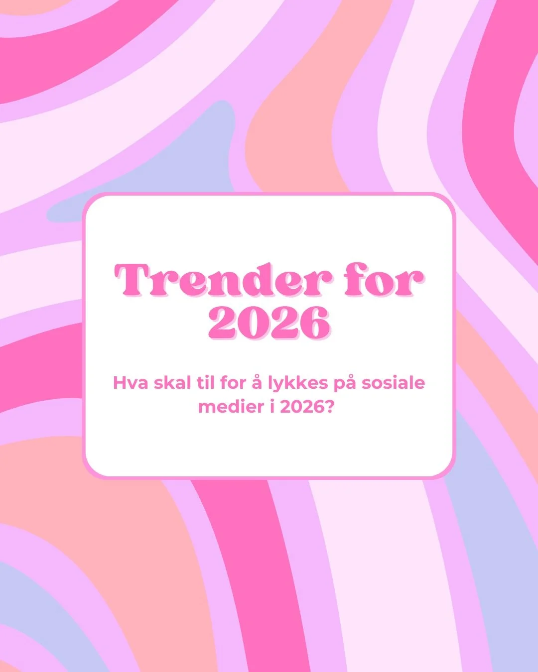 Hva funker p&aring; sosiale medier i 2026? 🦄

Adam Mosseri fra Instagram, internasjonale trendrapporter og innsikt fra bransjen peker alle i samme retning, og vi har tatt dypdykket i det viktigste og samlet trendene, s&aring; du slipper &aring; lese