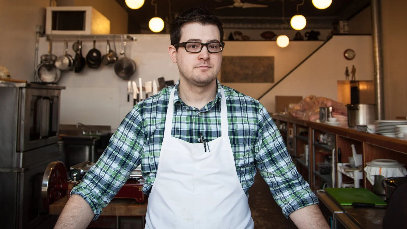 Rob Leavitt of Butcher & Larder in their original location