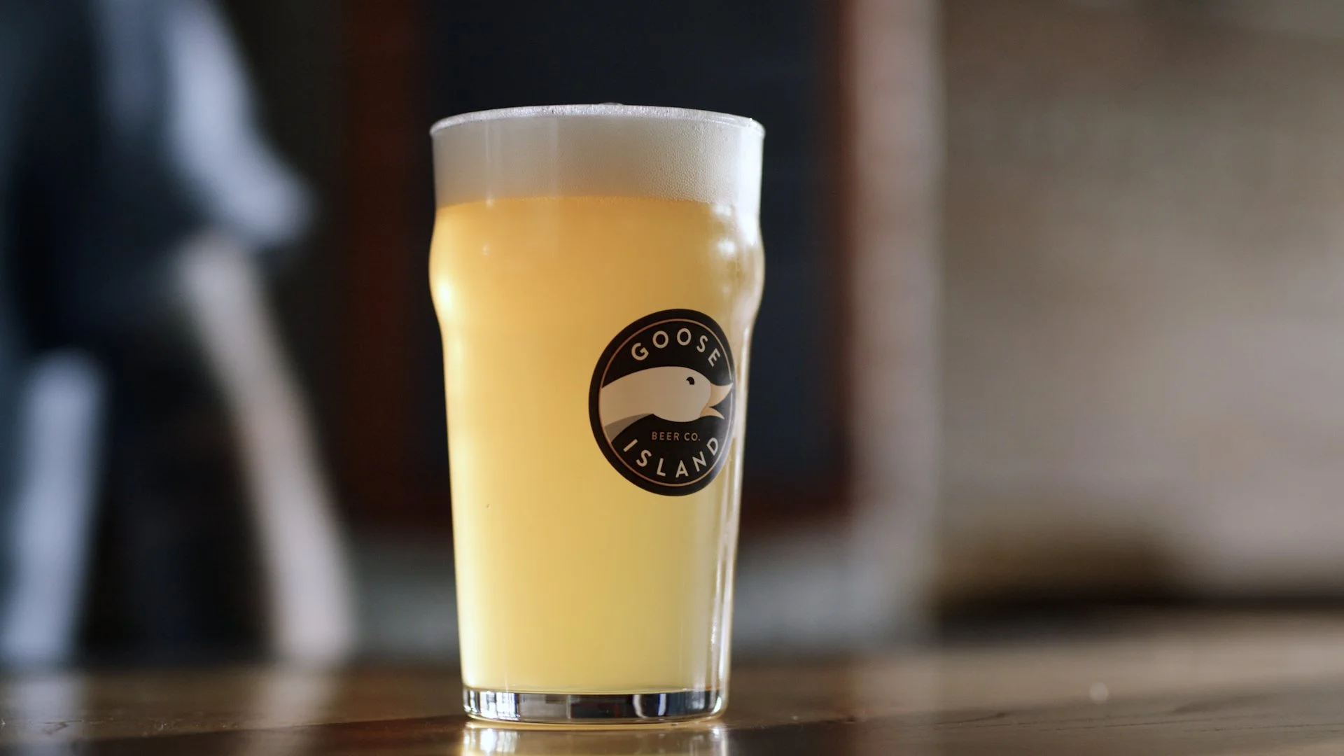 Production still, Lost Palate beer in a glass