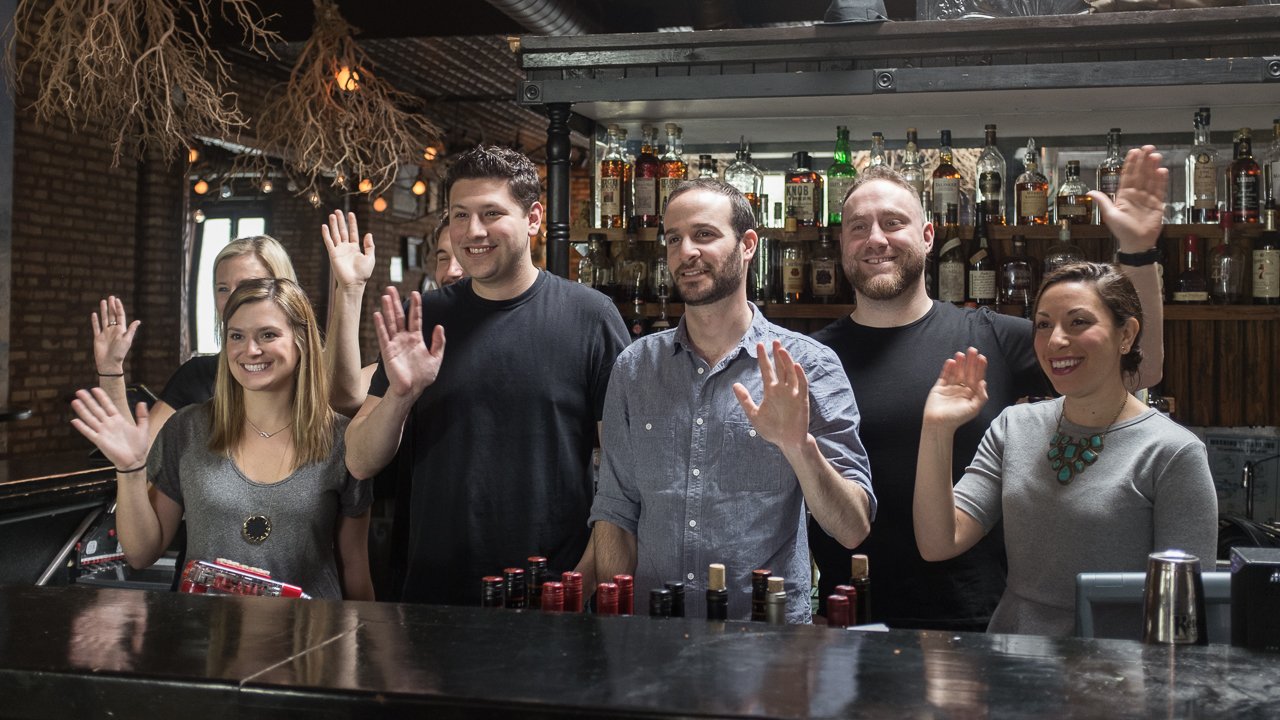 Breadcrumb Pro team waving at the camera