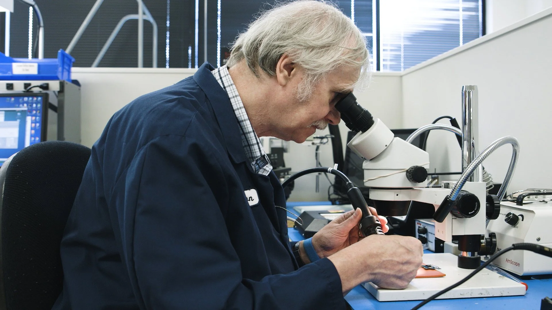 Soldering electronics