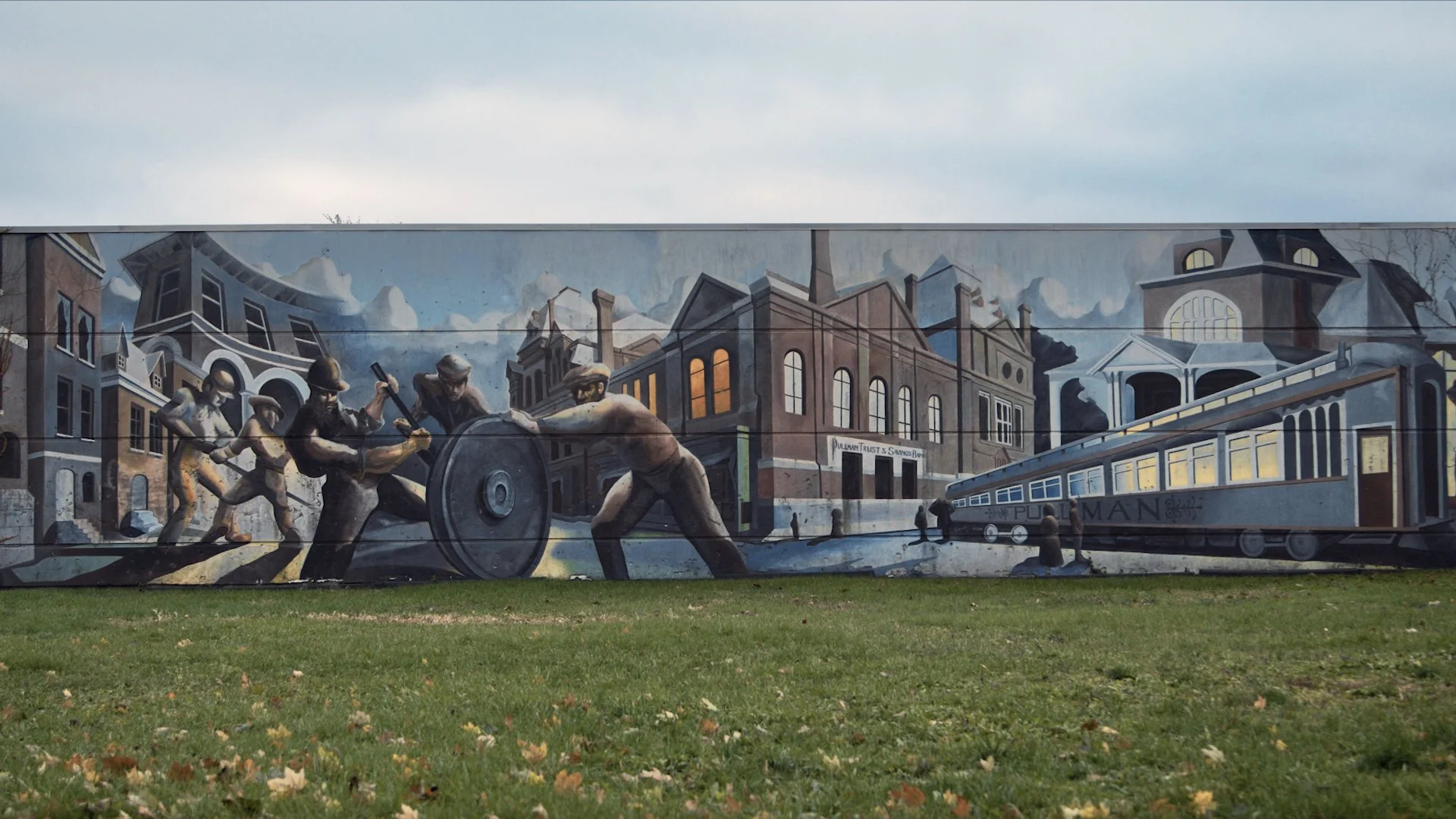 Mural in Pullman, Chicago