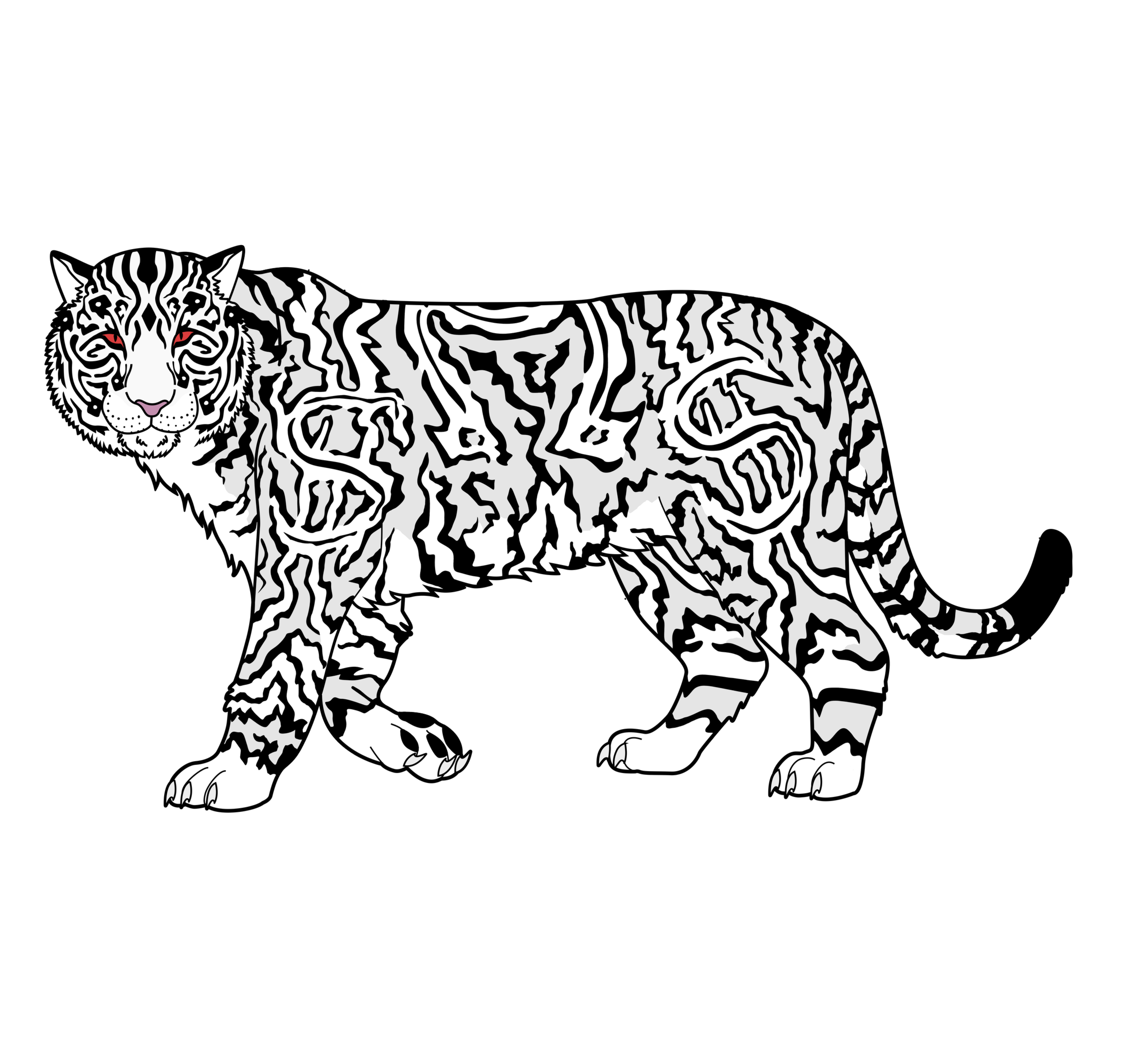 ALBINO TOKEN TIGER