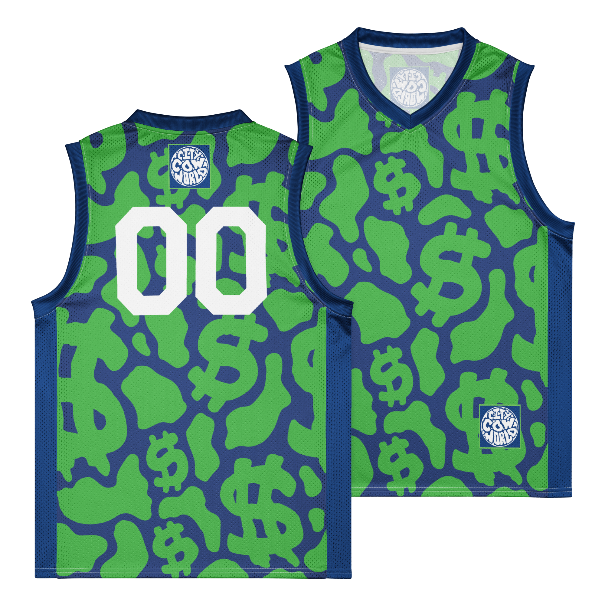 CA$H COW BASKETBALL JERSEY - PLANET COW