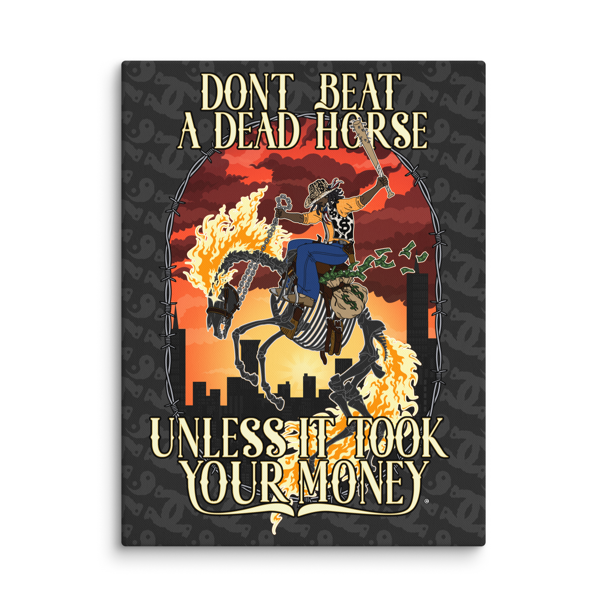 DEAD HORSE -  Canvas Print