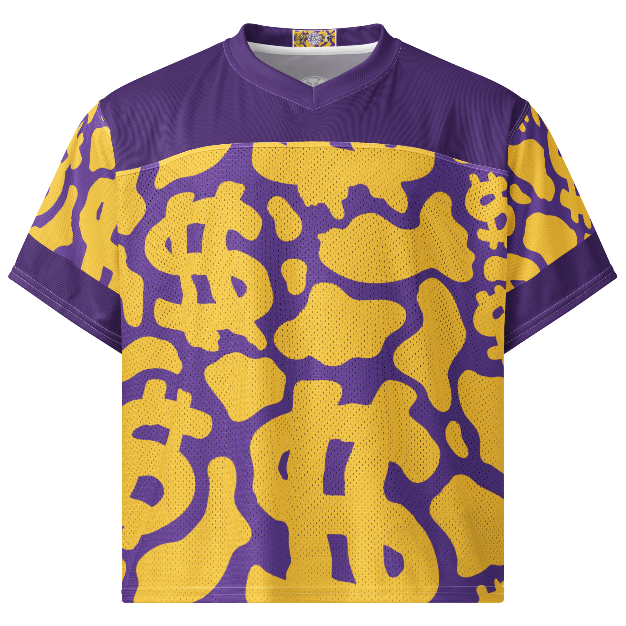 CA$H COW FOOTBALL JERSEY - ROYAL COW