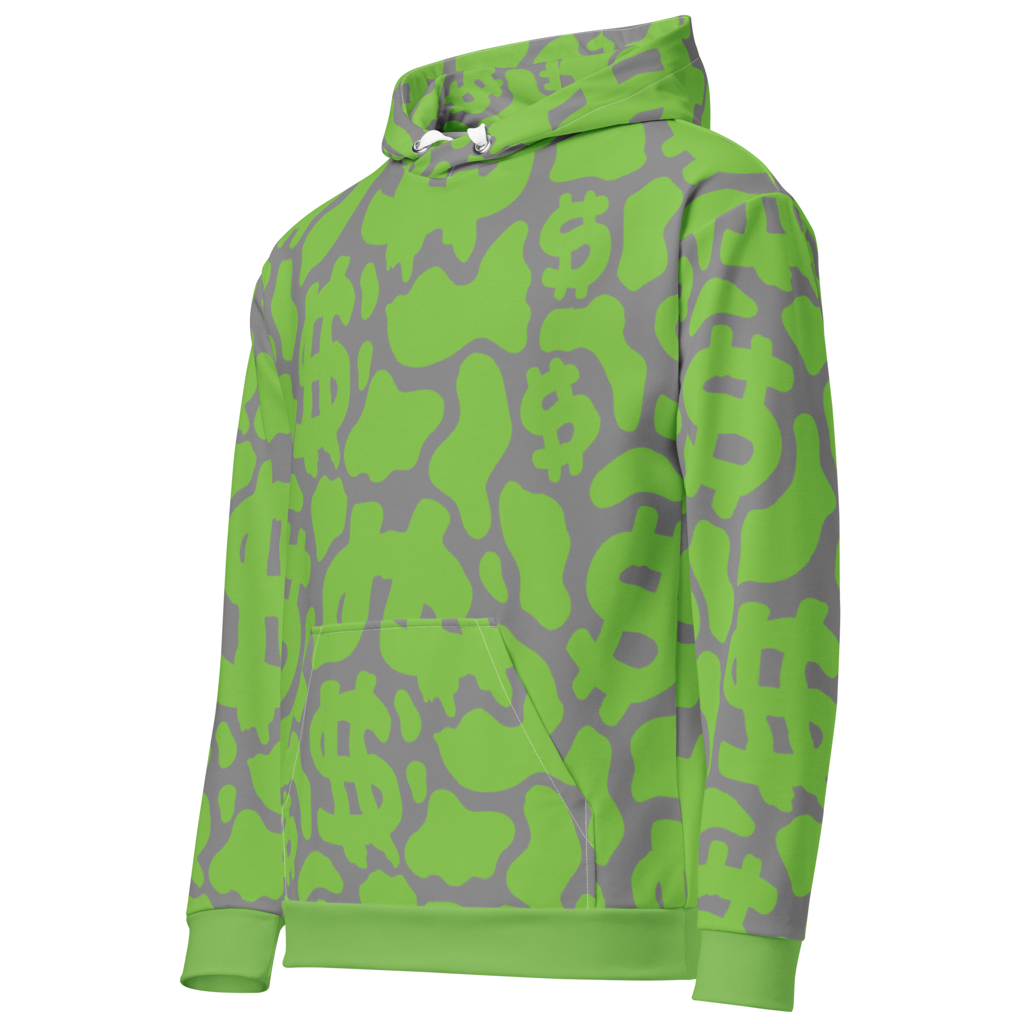 CA$H COW HOODIE - LIME $LIME