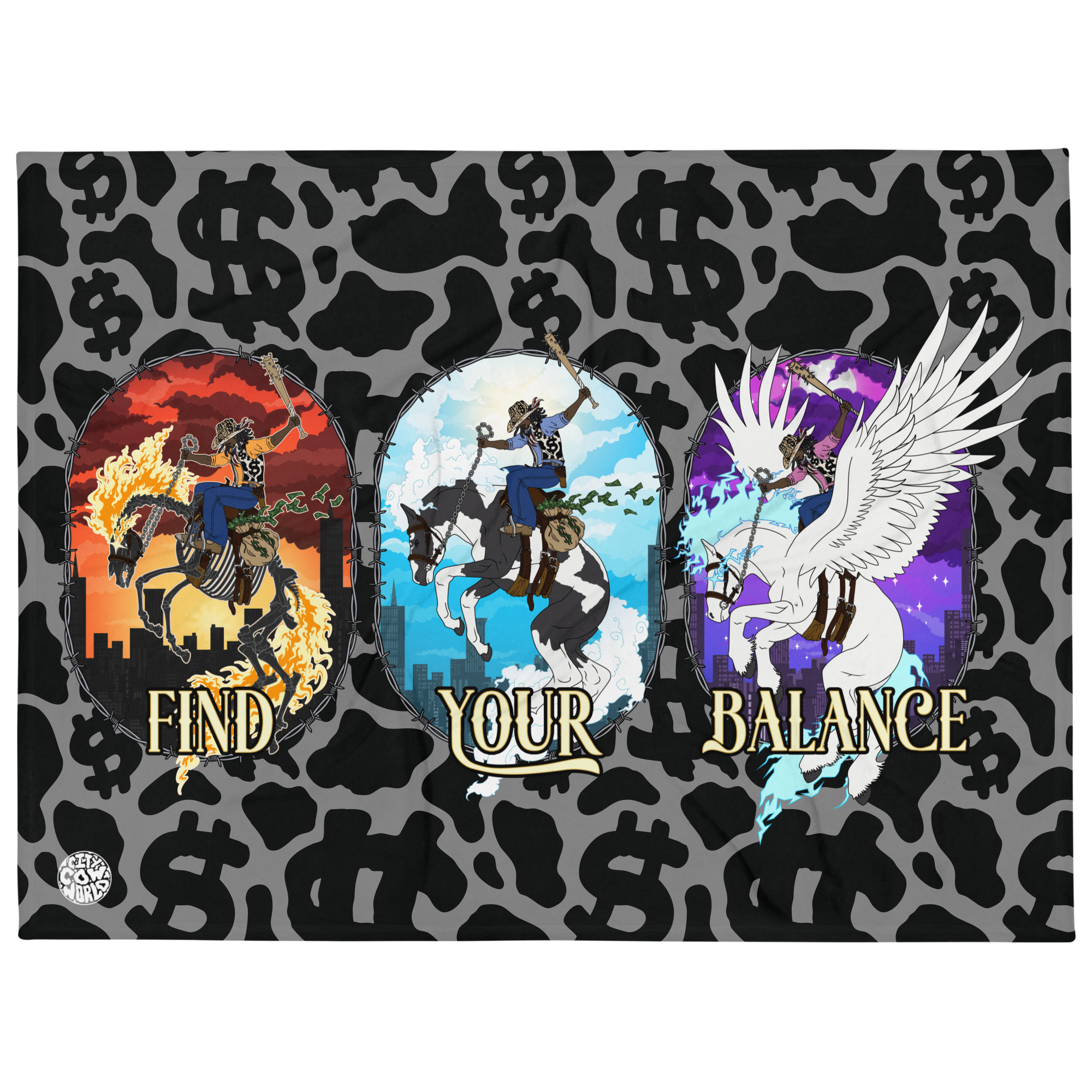 FIND YOUR BALANCE - Throw Blanket
