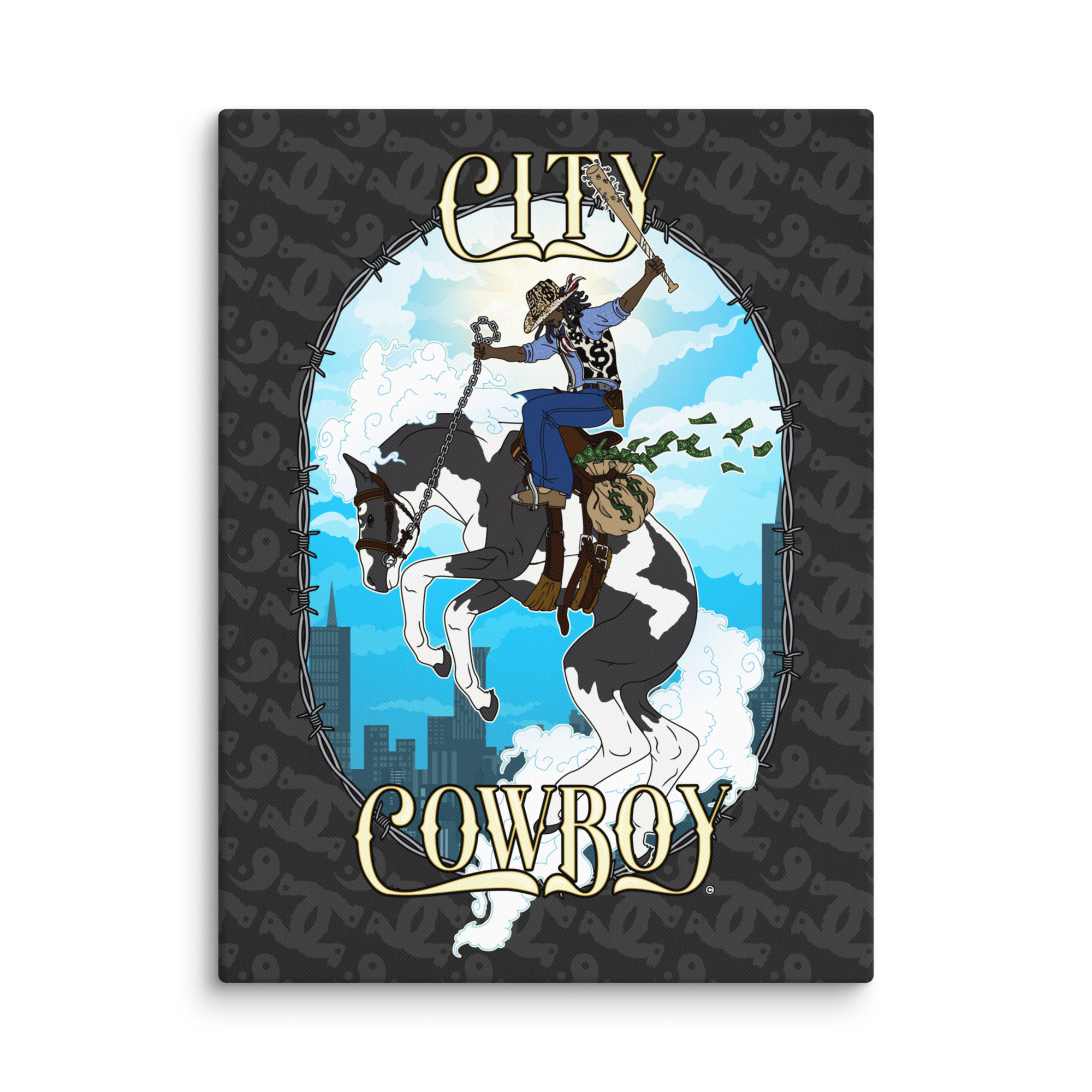 CITY HORSE -  Canvas Print