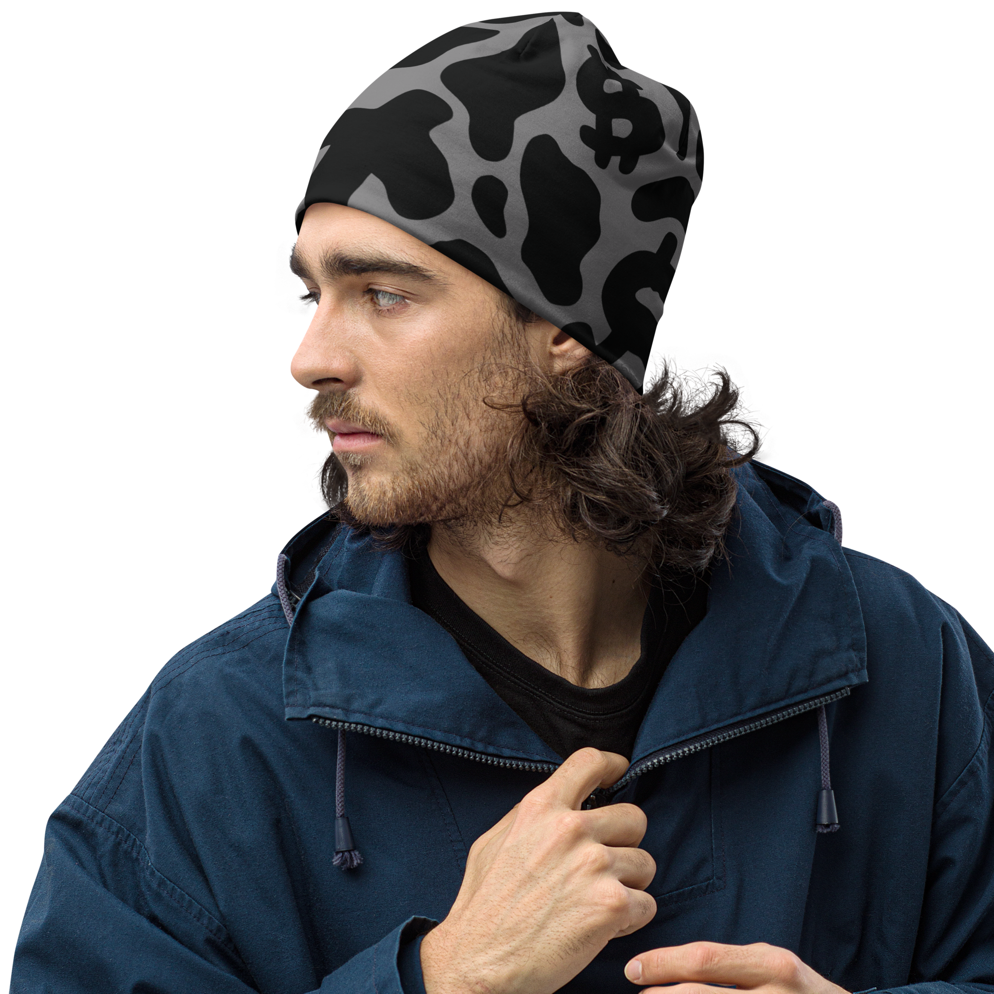 CA$H COW BEANIE - CHARCOAL