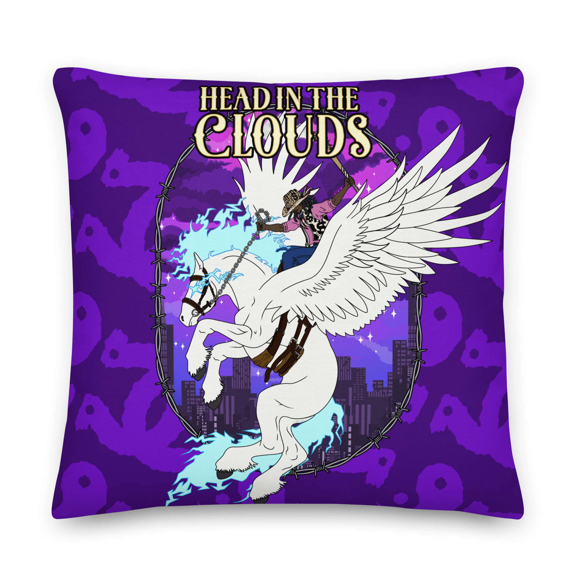 HEAD IN THE CLOUDS PILLOW
