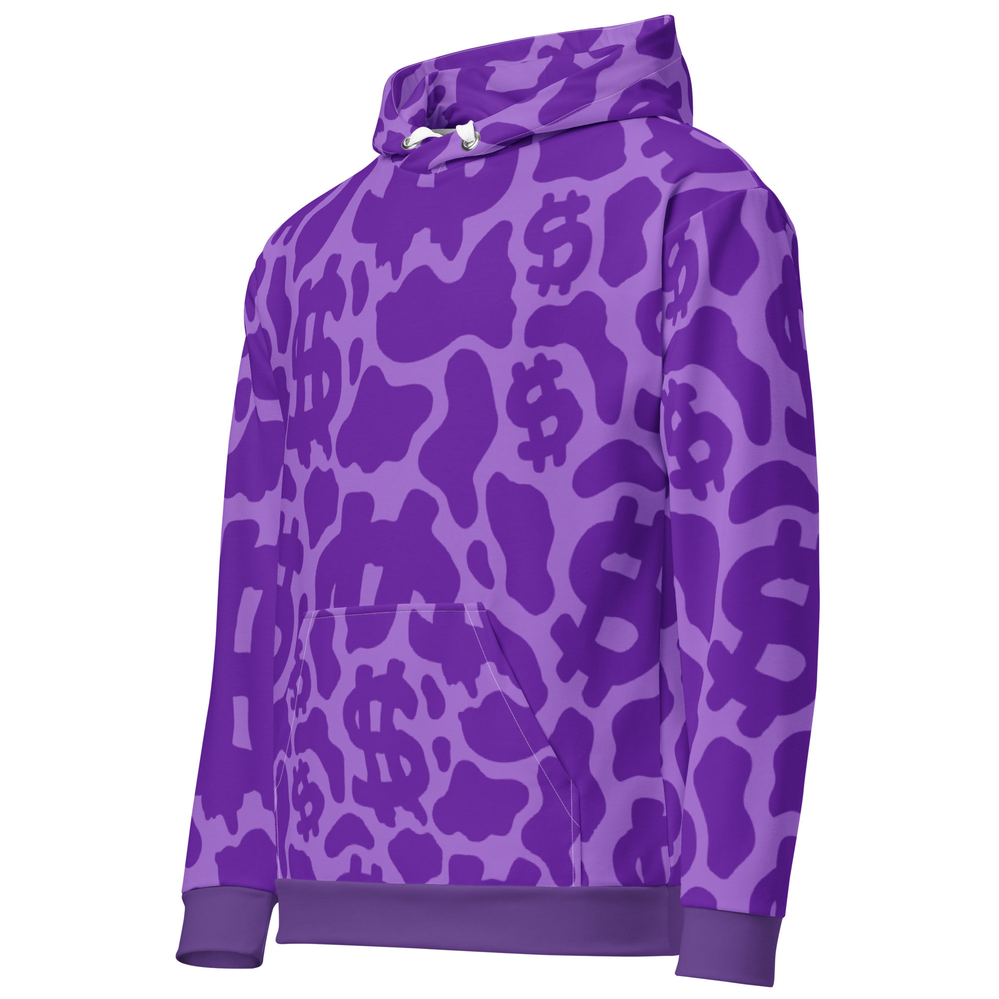 CA$H COW HOODIE - GRAPE $ODA