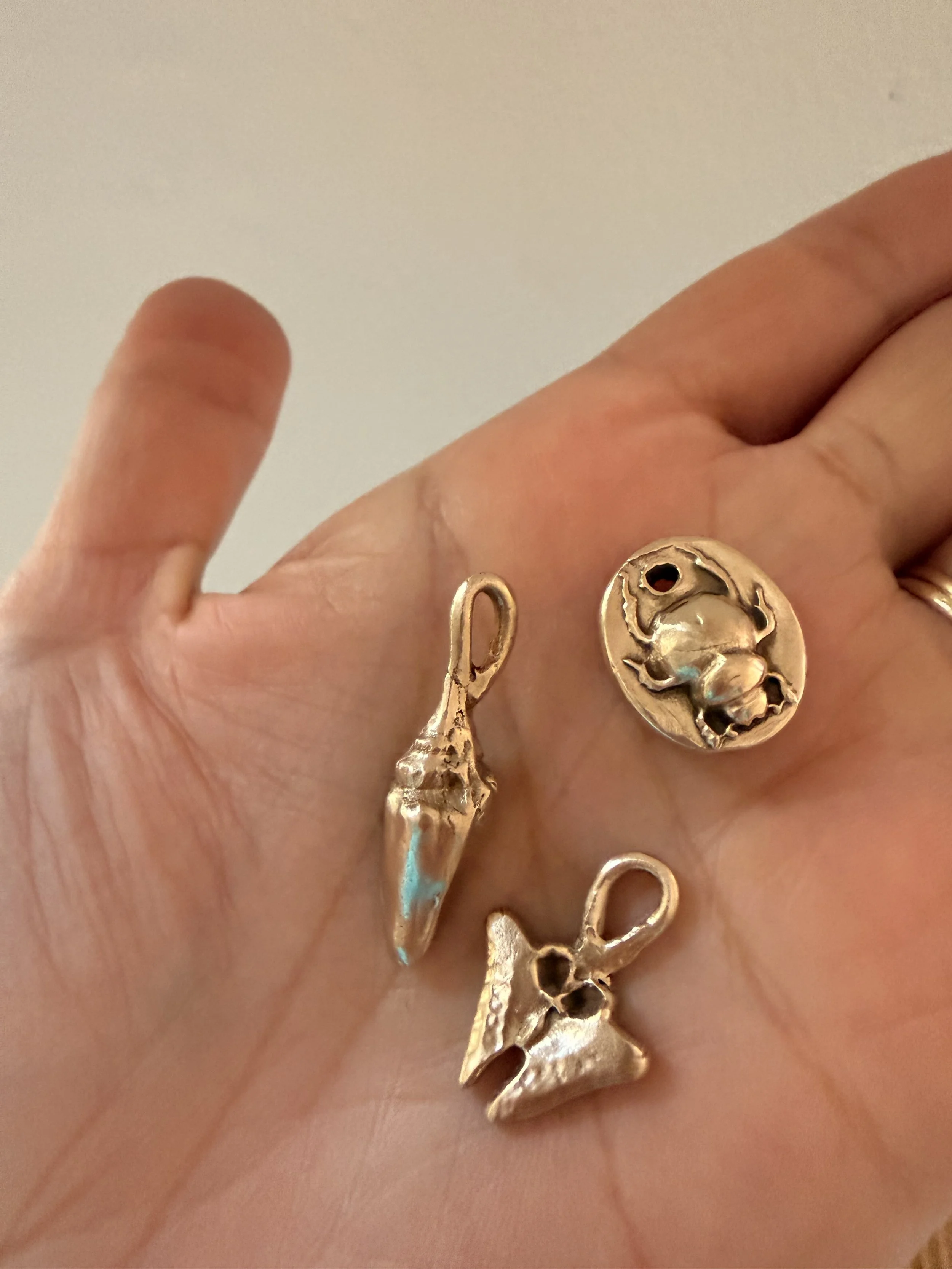 Make your own Bracelet: Armkettchen + Metal Clay Charms