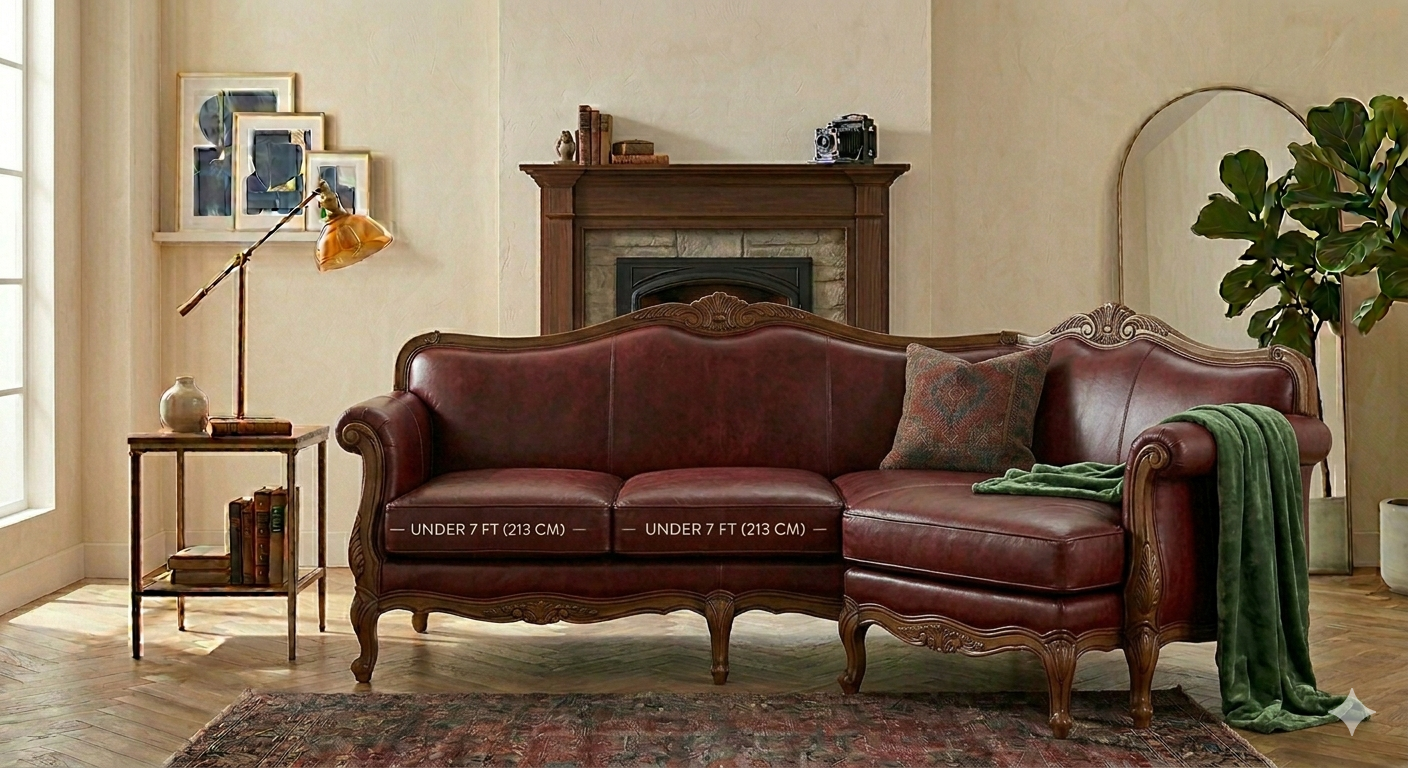 Cleaning - Leather Sectional (Under 7ft)