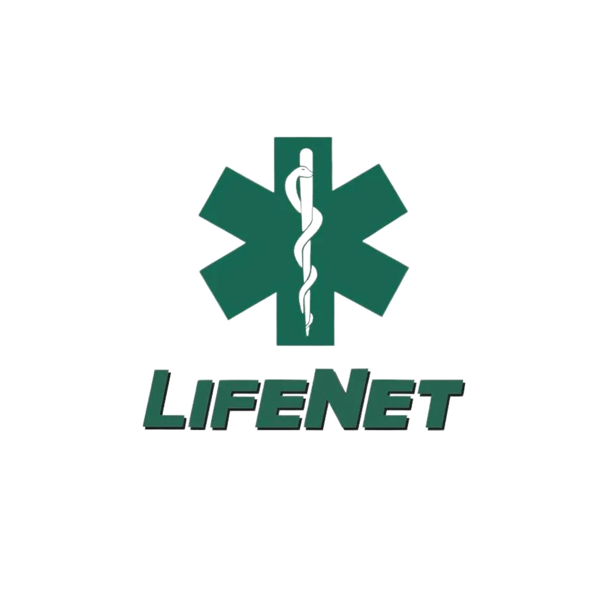 A logo featuring a green star of life with a white snake and staff symbol in the center. Below the star is the text 'LIFEQUEST' in bold green letters.